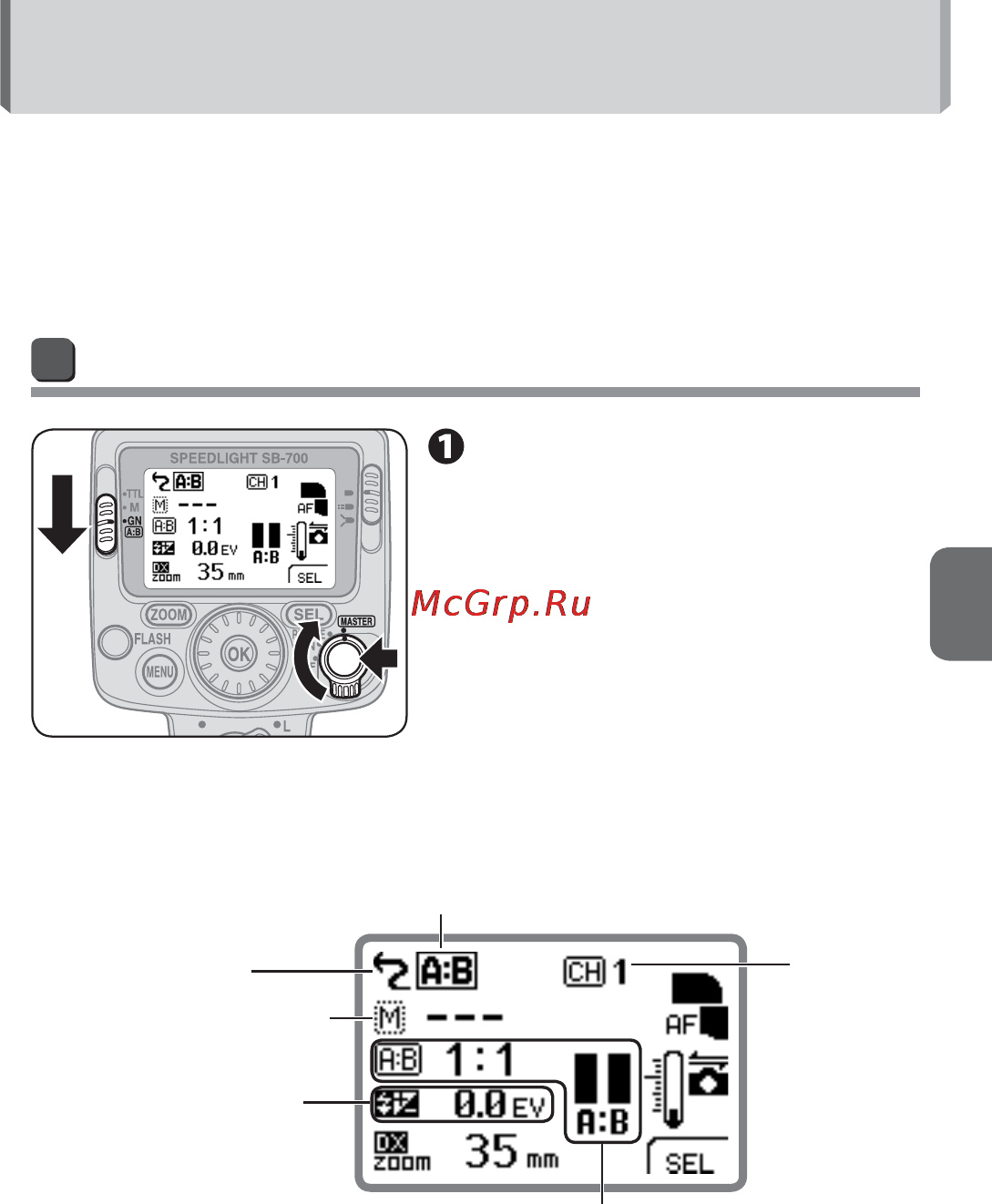 Nikon SB-700 [75/164] Упрощенный режим беспроводного управления