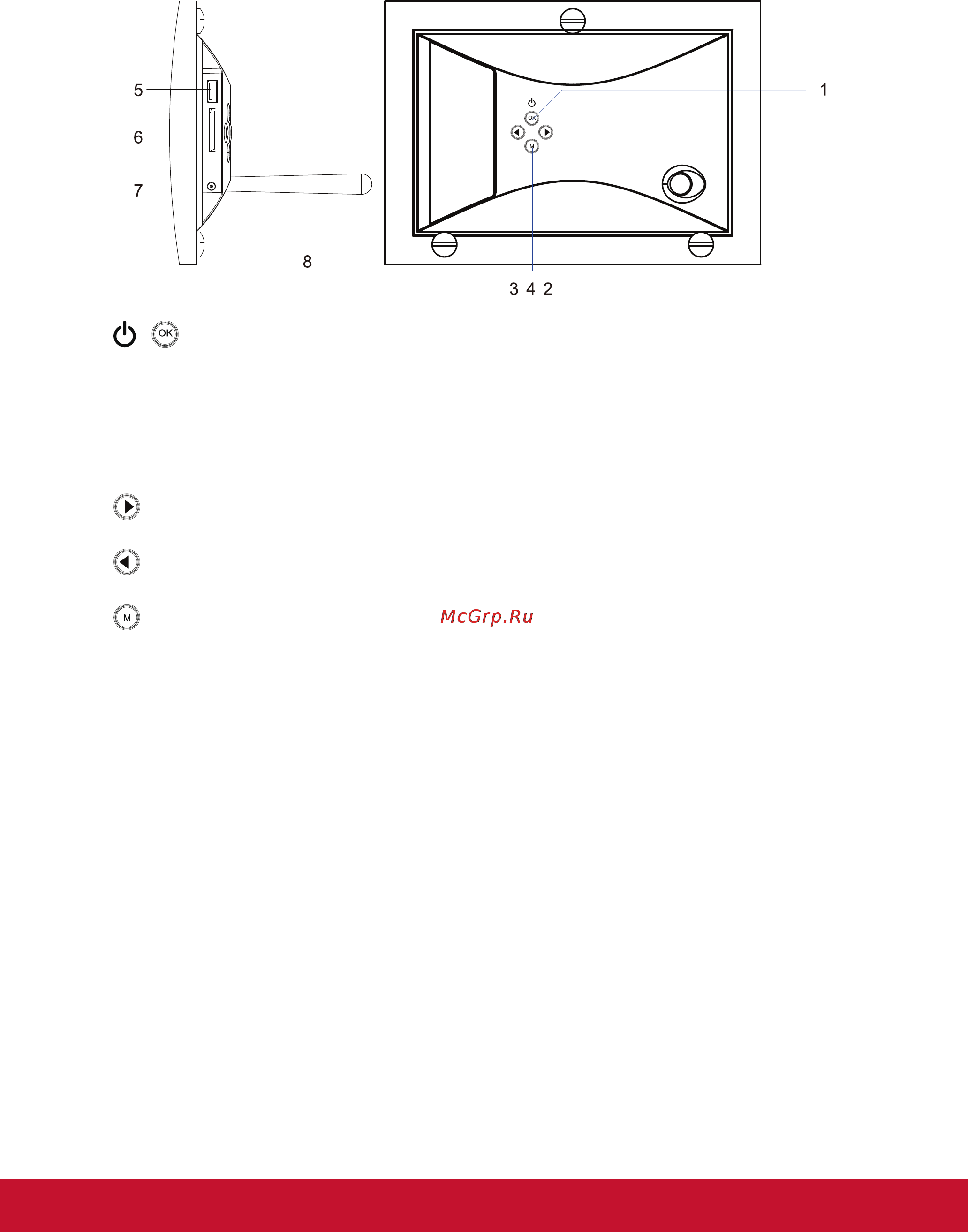 Viewsonic VFA770w-10E [6/11] Внешний вид прибора