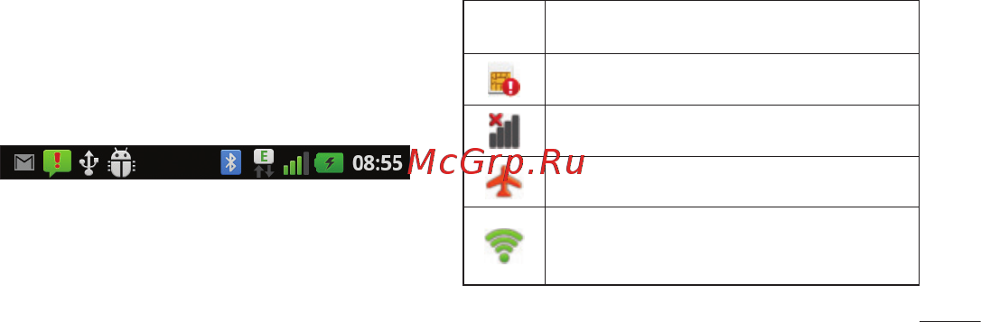 LG E-730 Titan/Black [57/165] Просмотр строки состояния