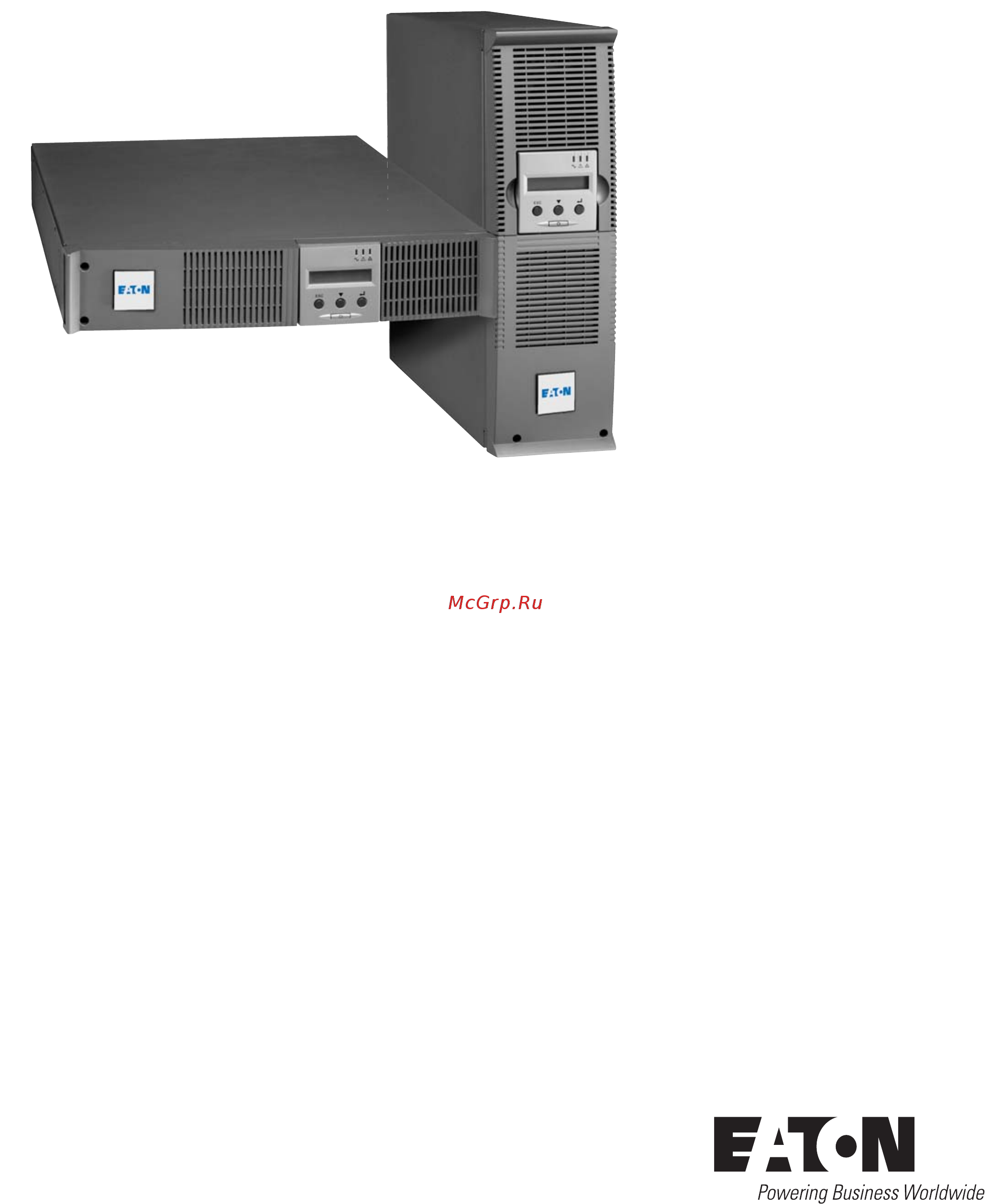 Eaton Powerware EX 3000 RT3U HotSwap IEC [27/172] Pulsar series