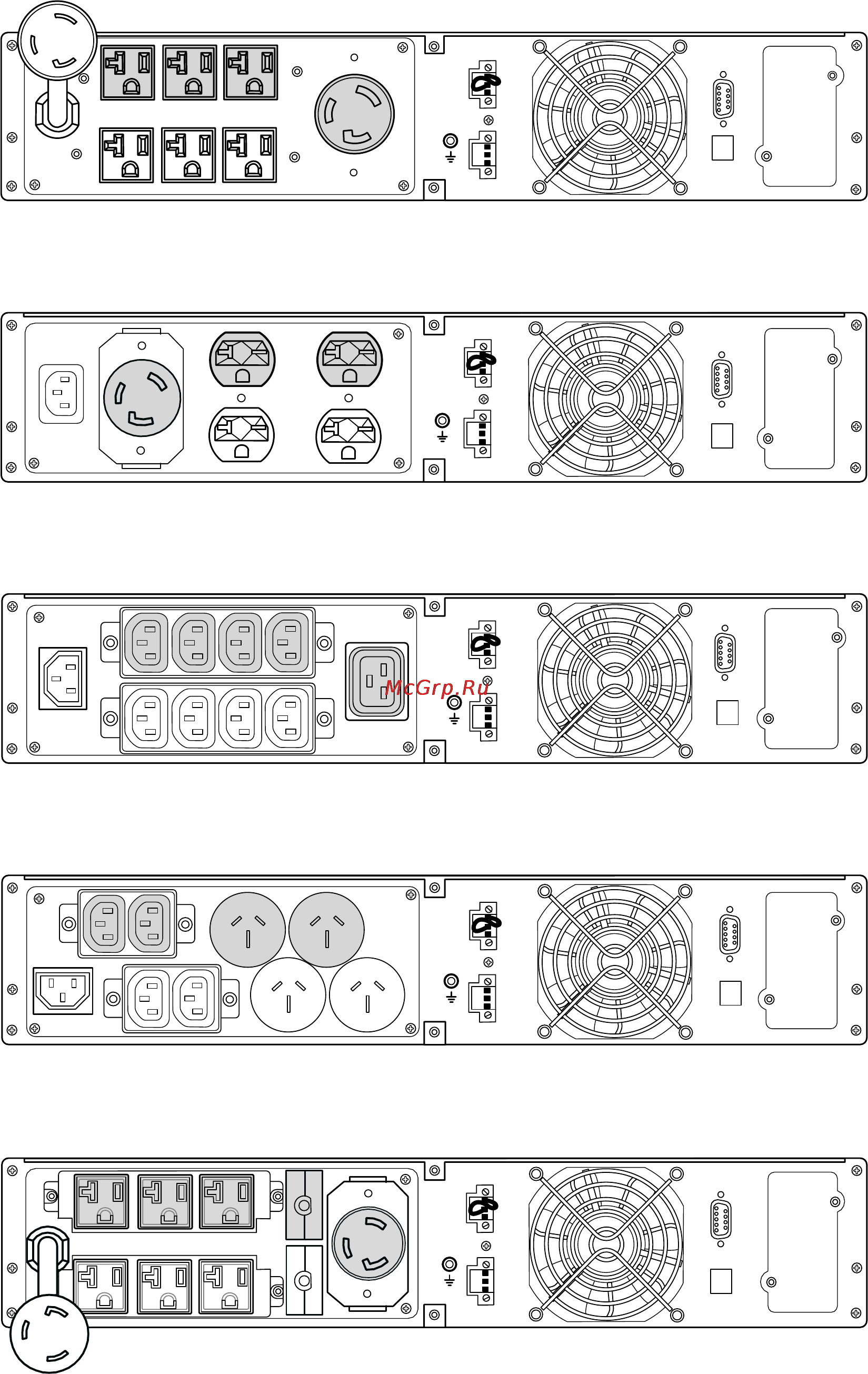 Eaton Powerware 9130 1000 ВА Инструкция по эксплуатации онлайн [71/81] 59783