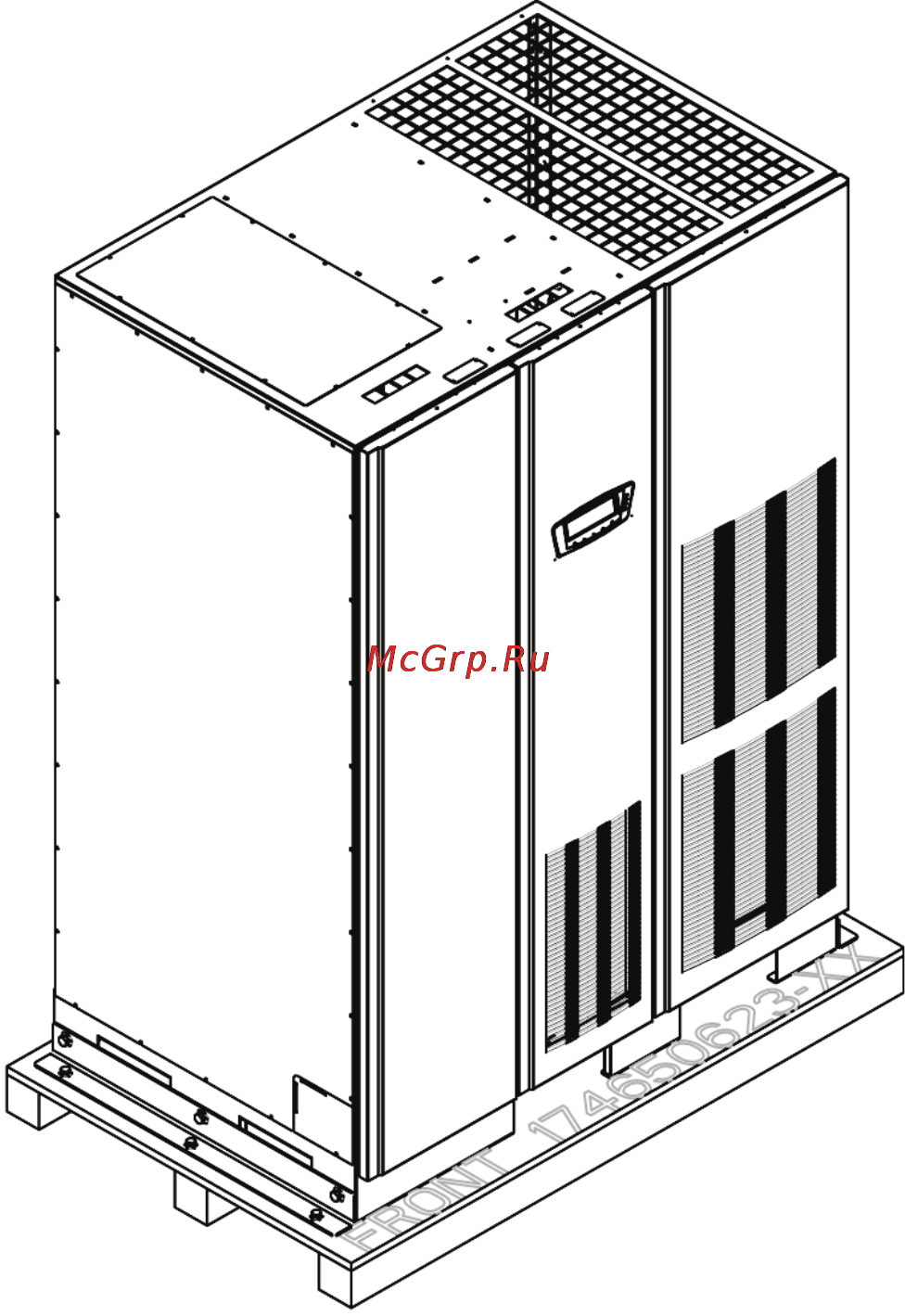 Eaton Powerware 9395 225-275 кВА [10/157] Панель управления