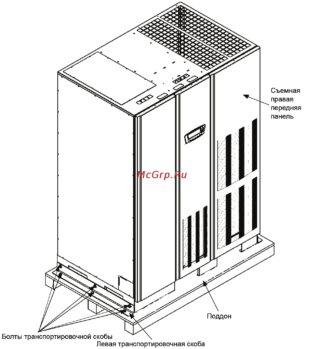 Eaton Powerware 9395 225-275 кВА Инструкция по эксплуатации онлайн [39/157] 59854