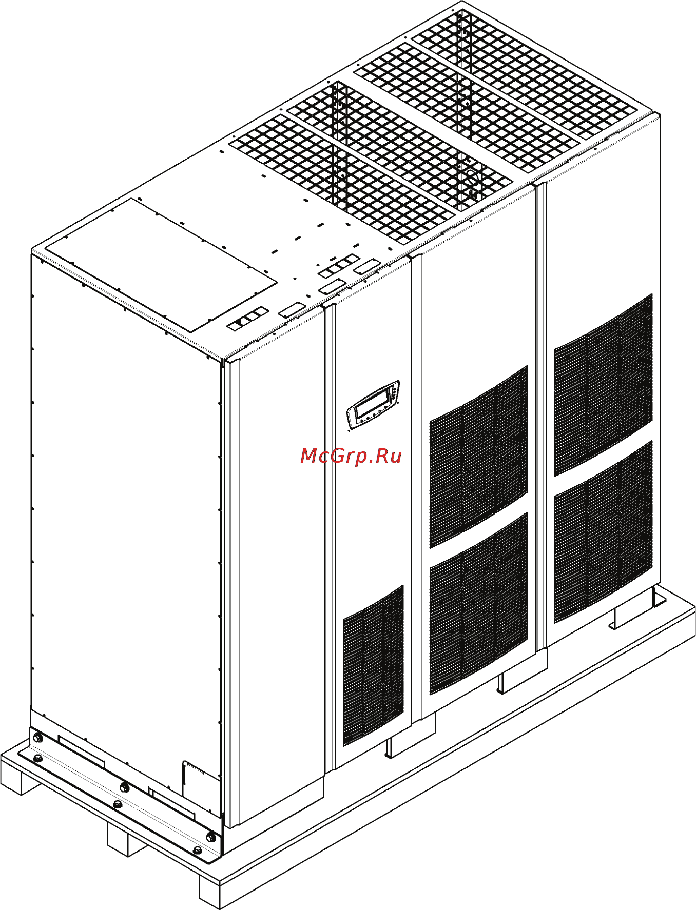 Eaton Powerware 9395 450-550 кВА [10/161] Панель управления