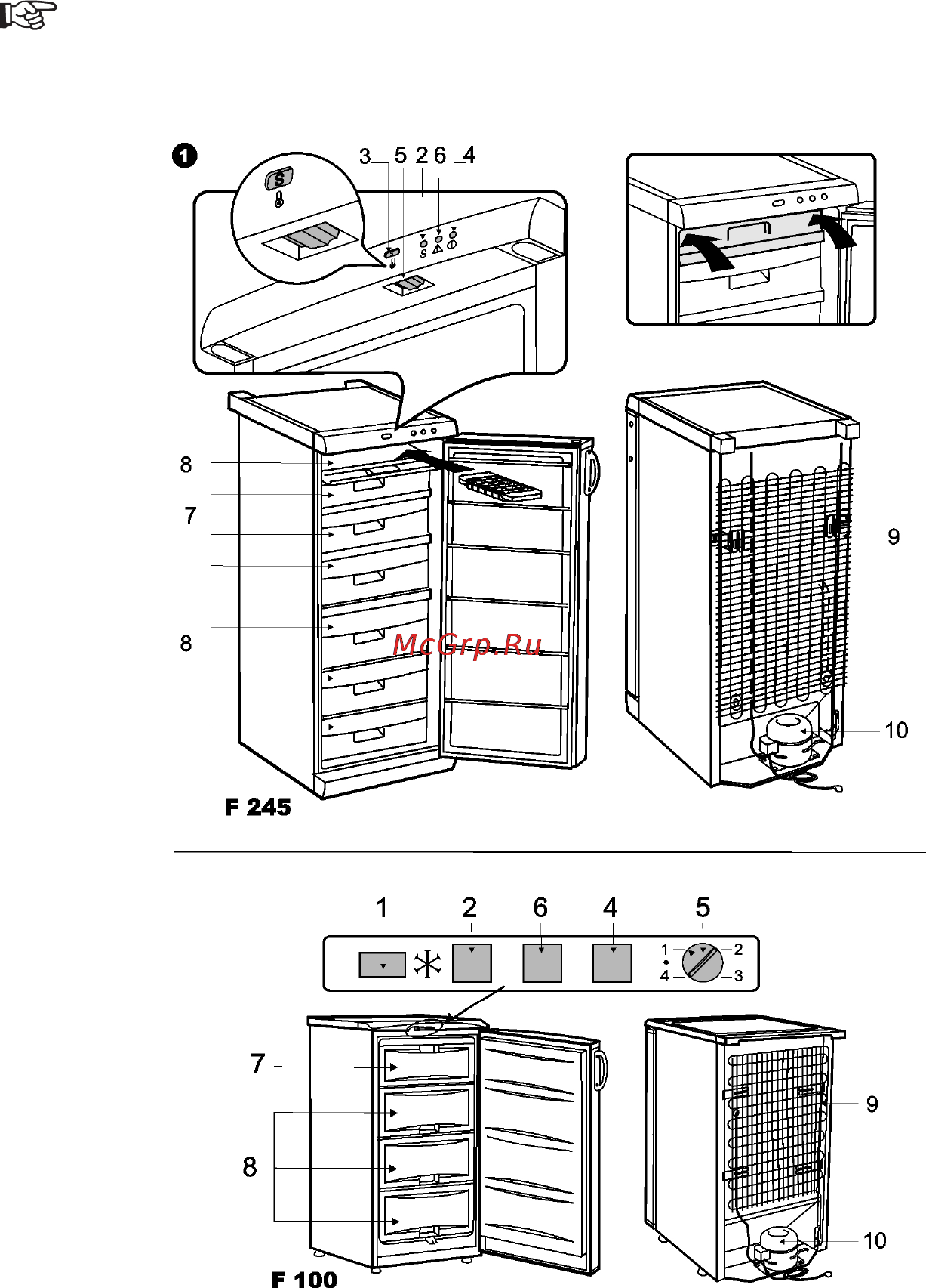 Snaige F 100 [6/20] Описание прибора его основные части рис 1