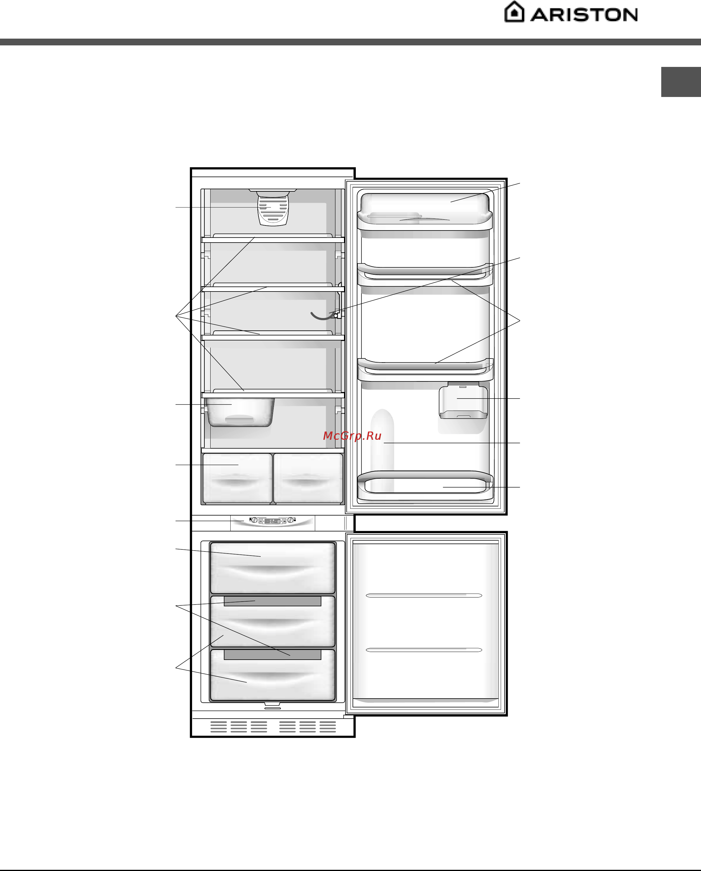 Ariston CISBCS 333/B GE [15/24] Description of the appliance