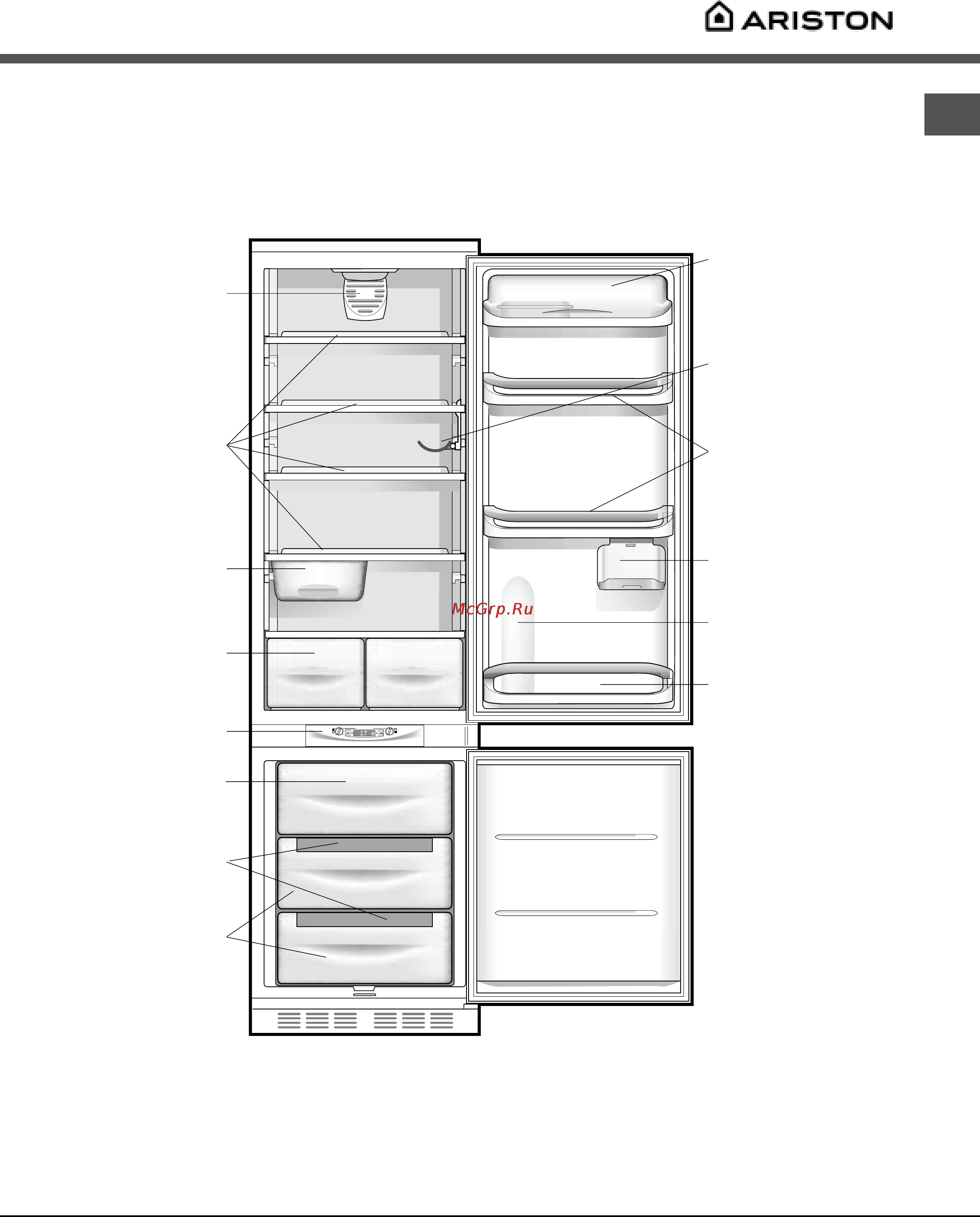 Ariston CISBCS 333/B GE [3/24] Описание изделия