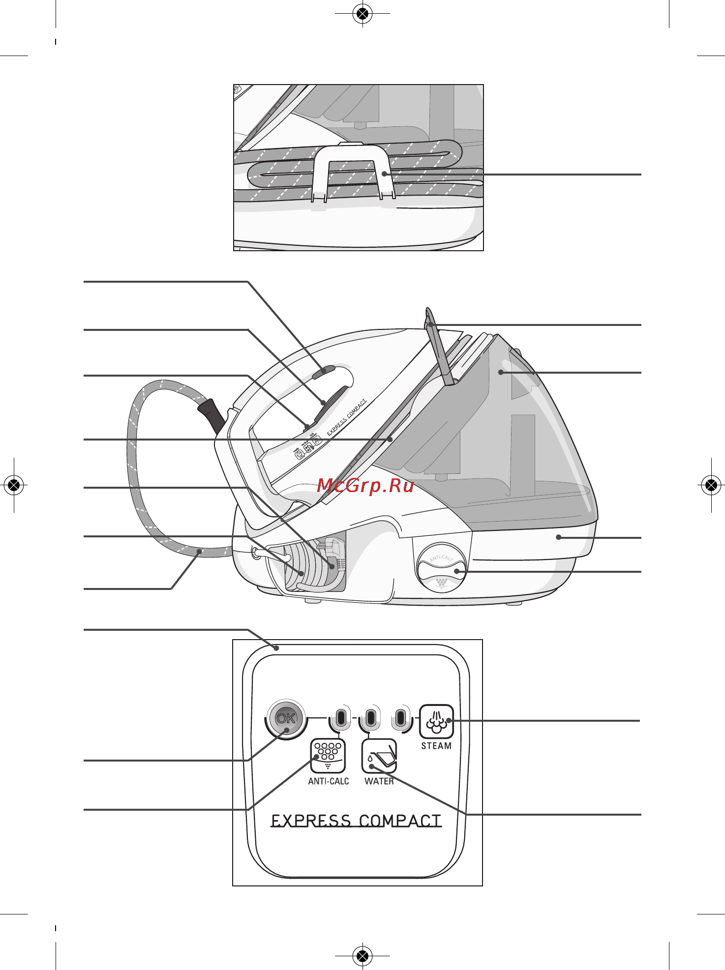 Tefal GV 7085E0 Инструкция по эксплуатации онлайн [3/11] 60045