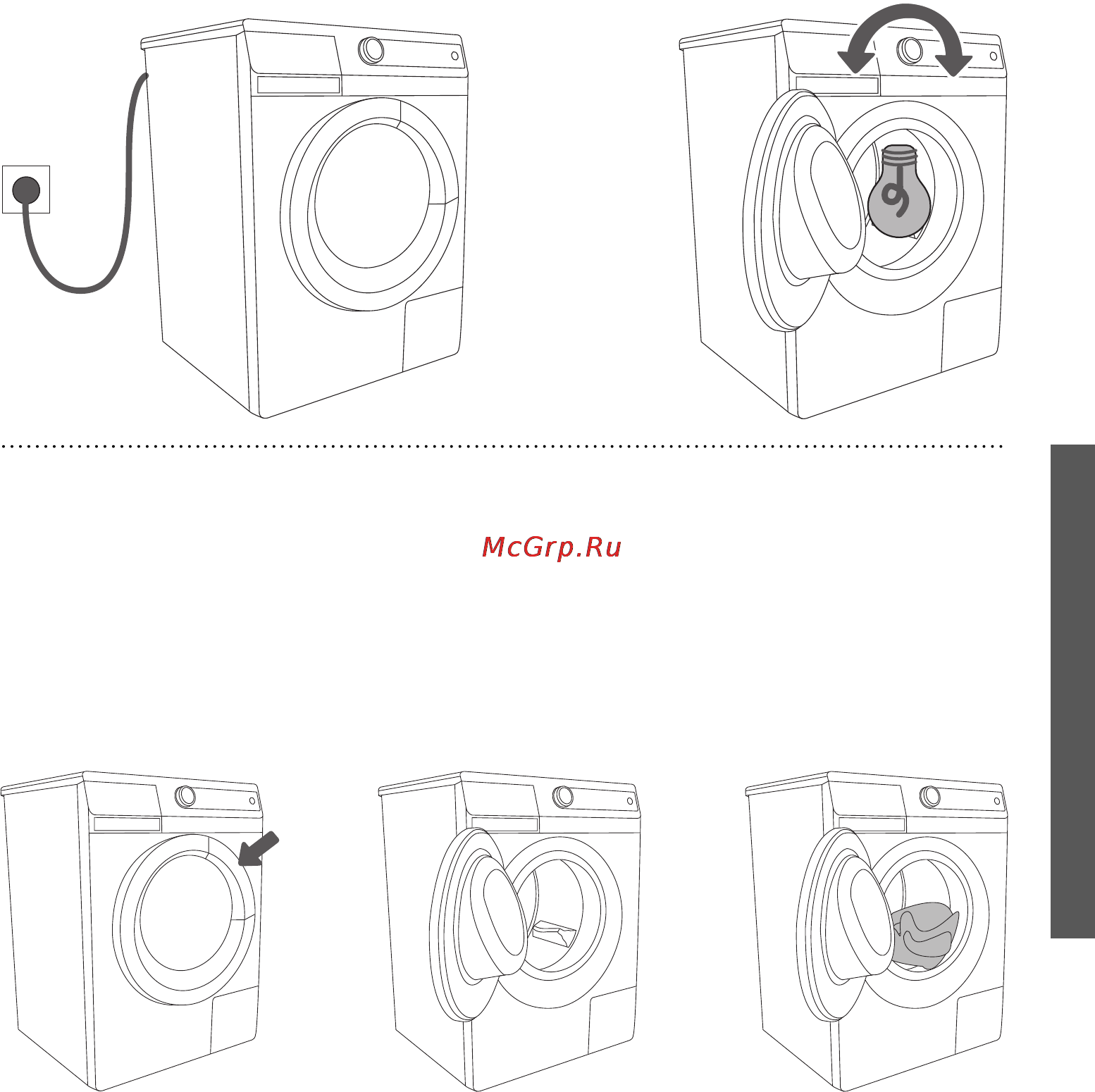 Gorenje W 6402 [21/44] Включение стиральной машины