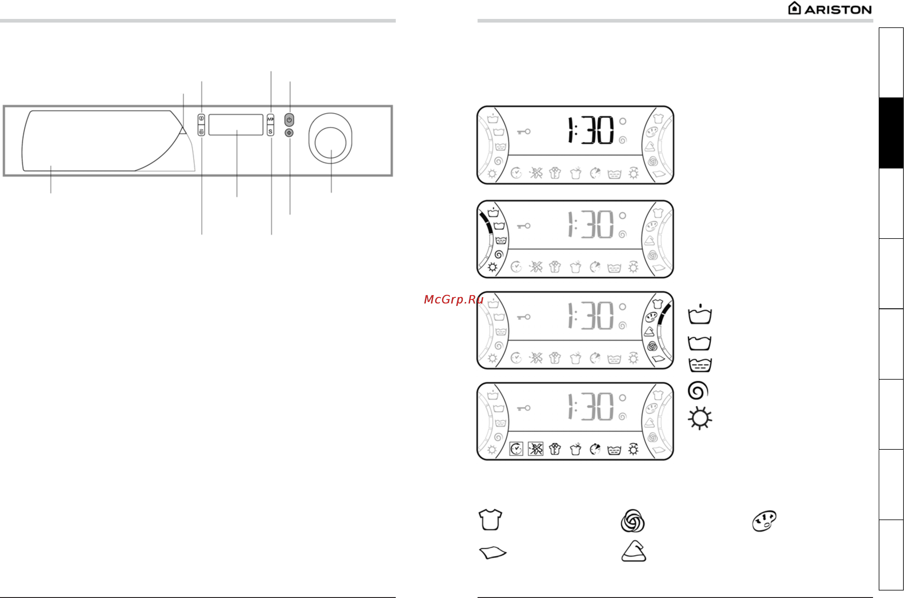 Ariston AVXD 109 [4/14] Дисплей