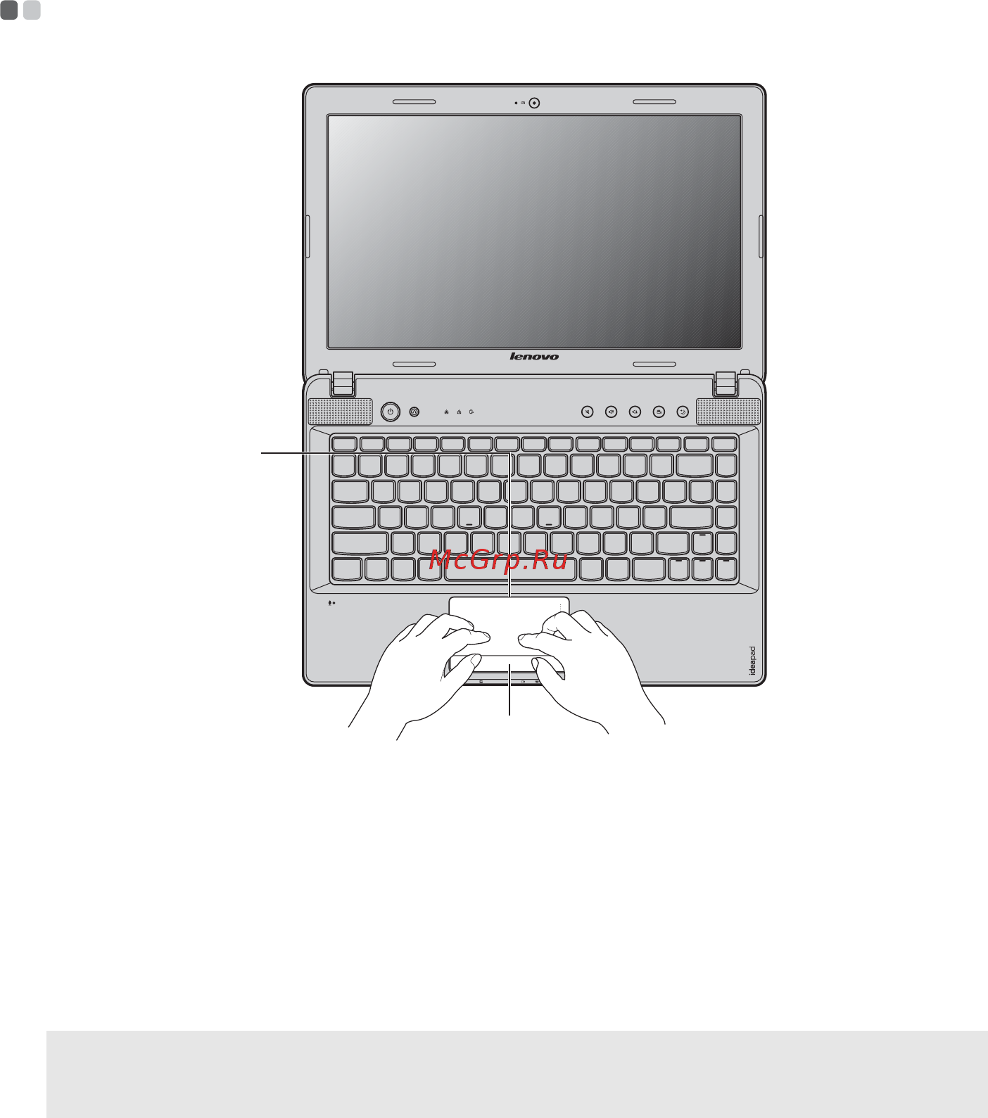 Lenovo IdeaPad Z575Am [20/63] Использование сенсорной панели