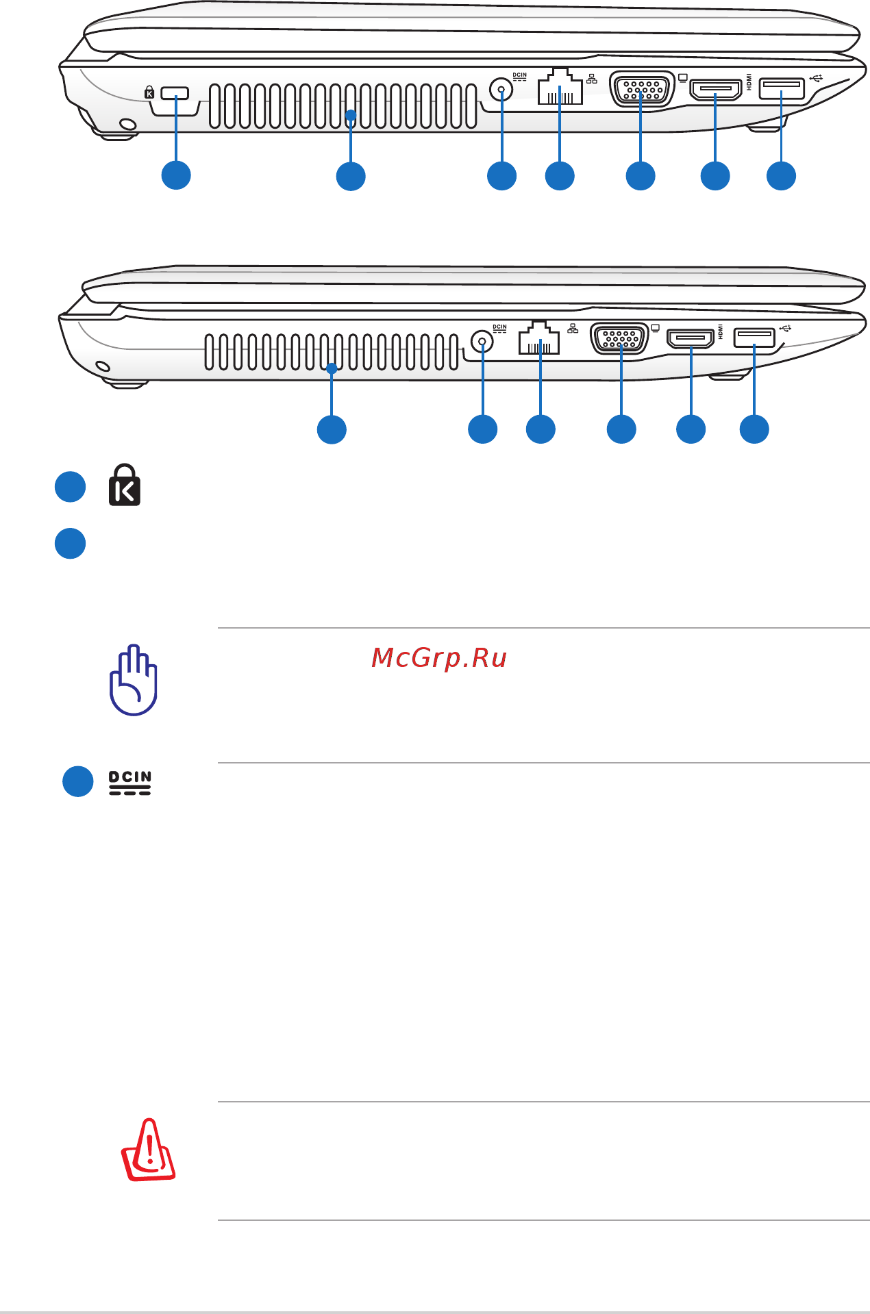 Asus K53T/K53TK A6-3420M [14/34] Левая сторона
