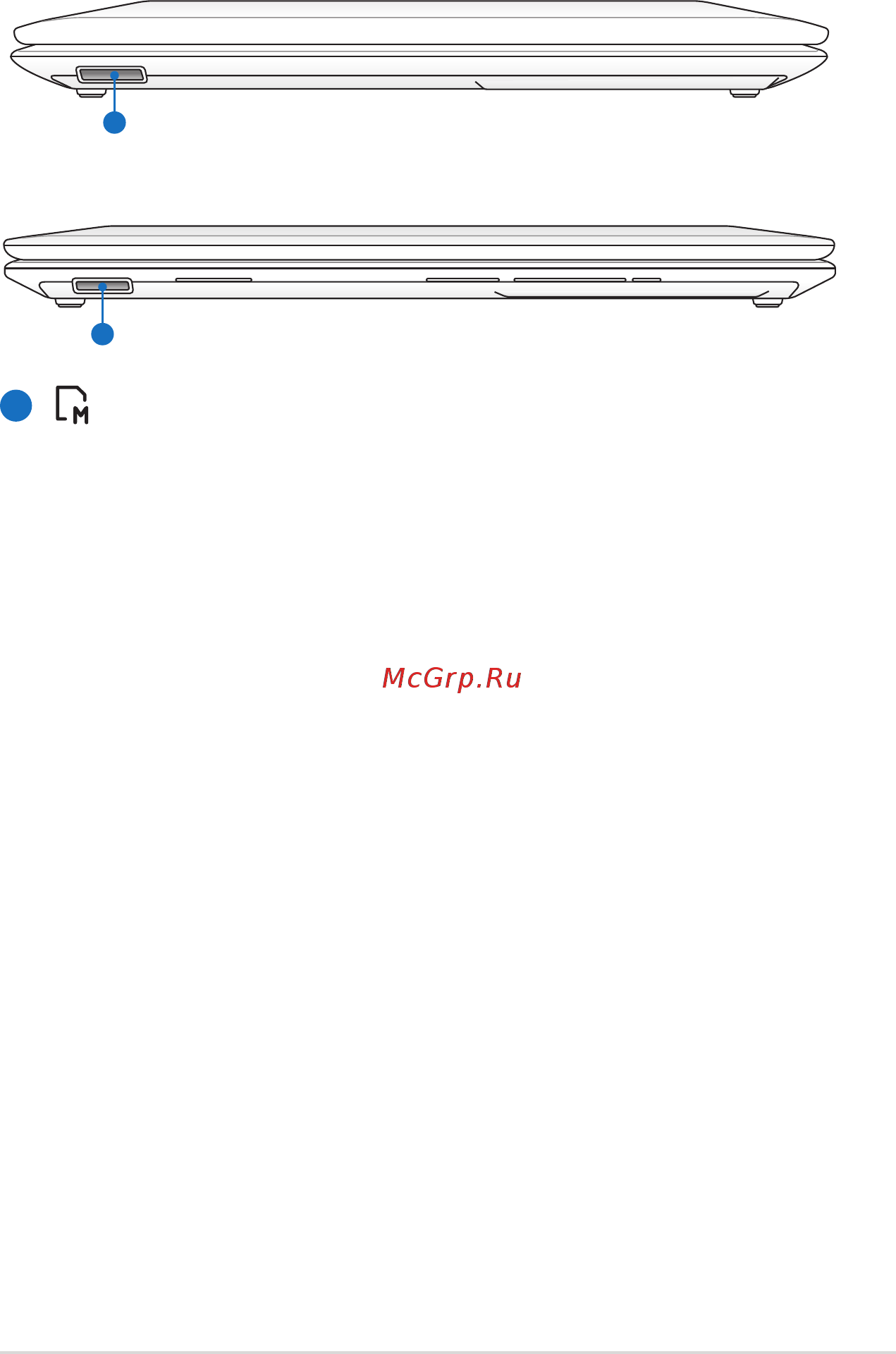 Asus K53T/K53TK A6-3420M [17/34] Передняя сторона