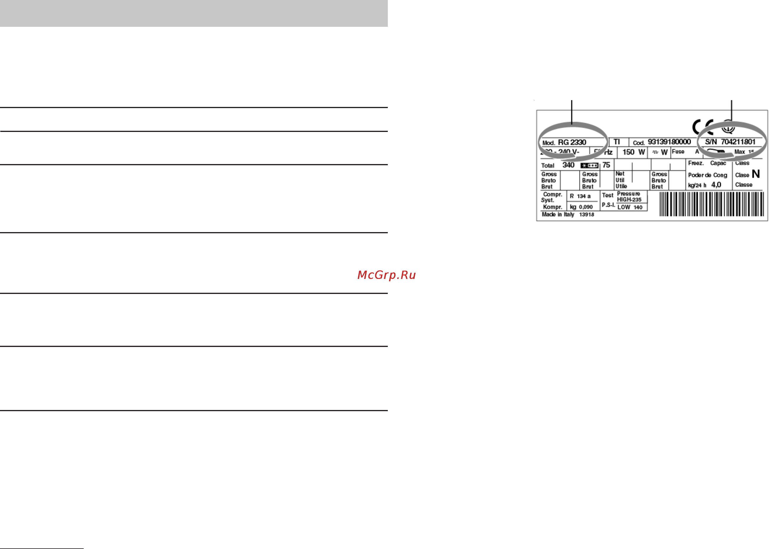 Ariston BTS 16124 A EU [7/10] Устранение неисправностей