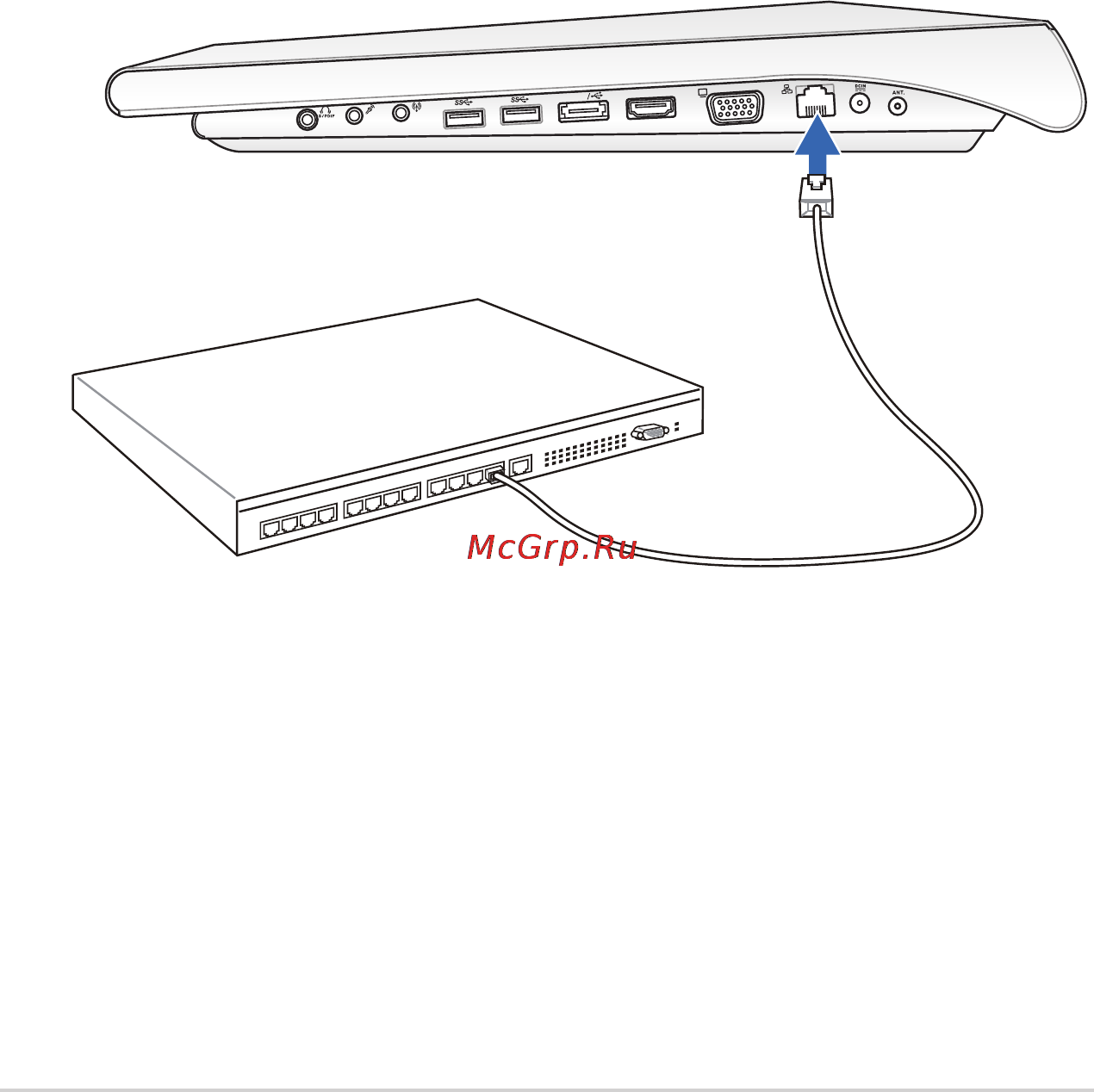 Asus NX90SN-YZ042V i72670QM [60/108] Кабель типа витая пара
