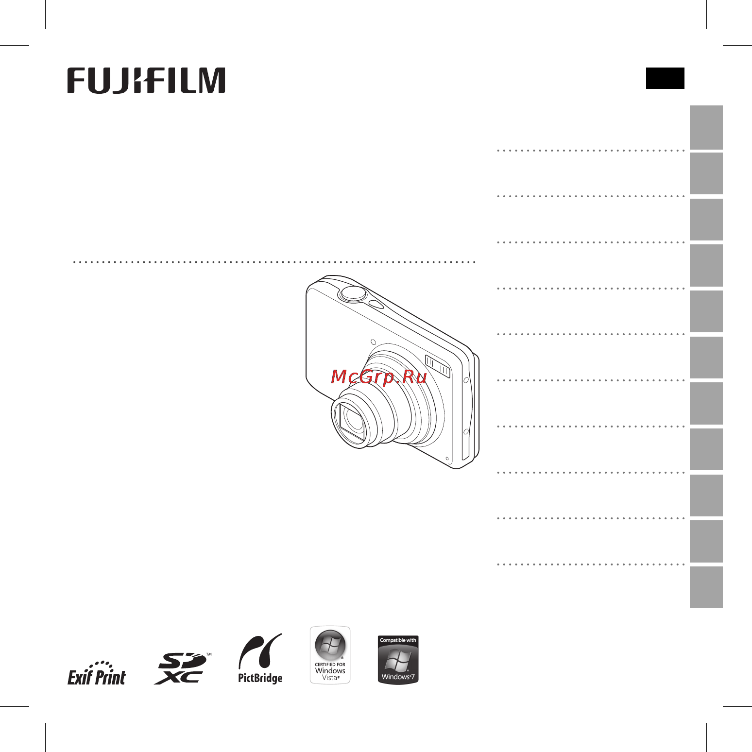 Fujifilm FinePix T400 Silver Инструкция по эксплуатации онлайн