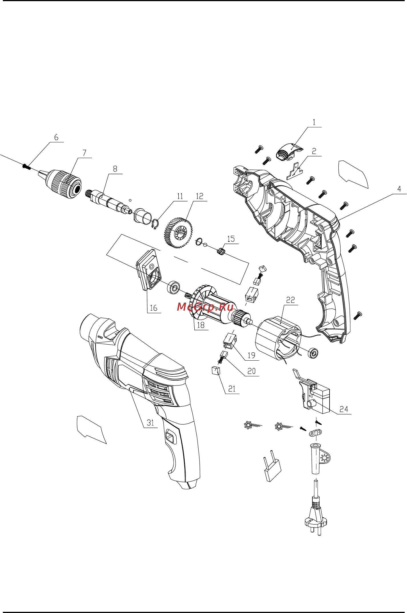 Defort DID-655N-QK [30/38] Exploded view did 655n qk