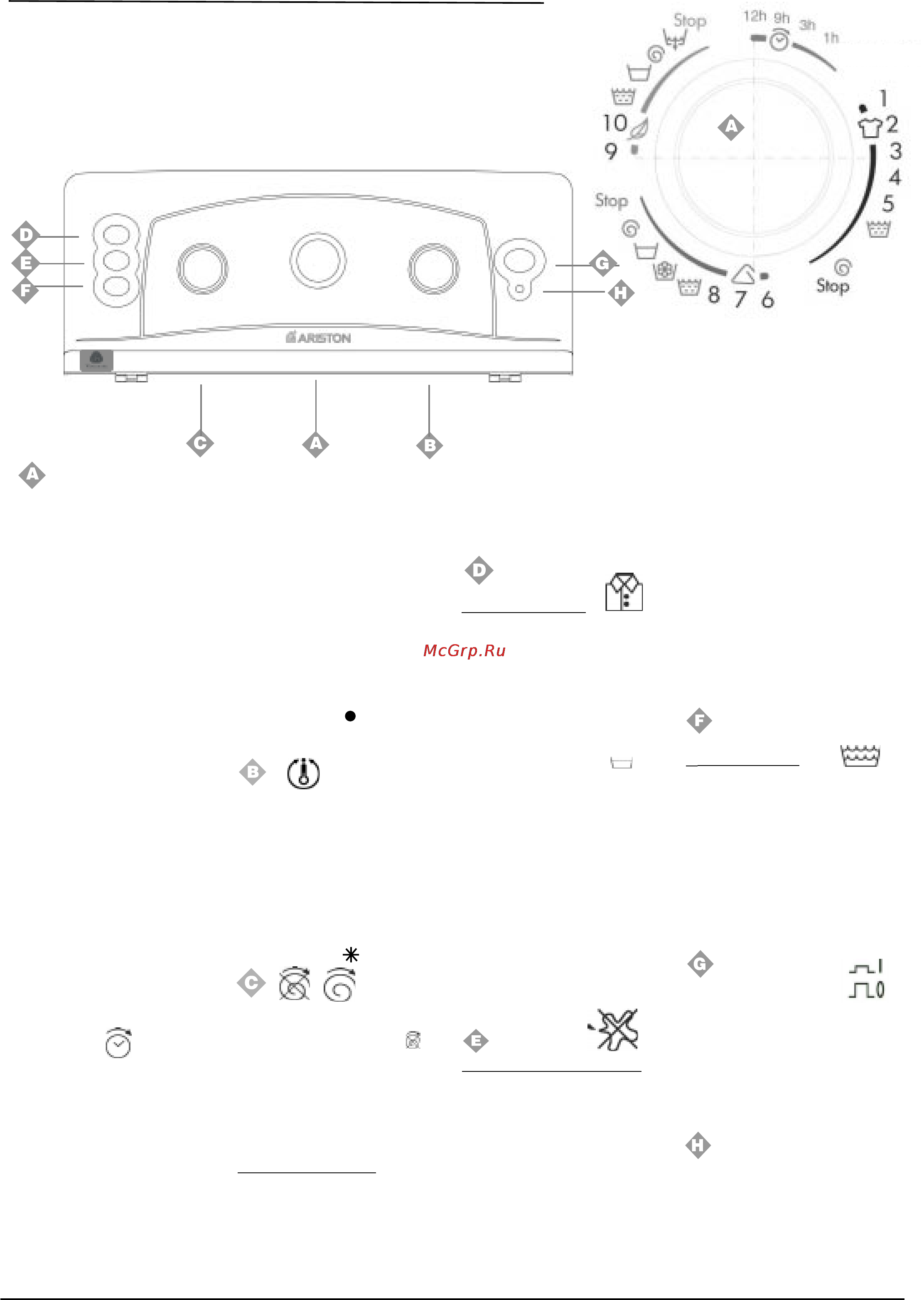 Ariston AT 84 Инструкция по эксплуатации онлайн [54/80] 60906