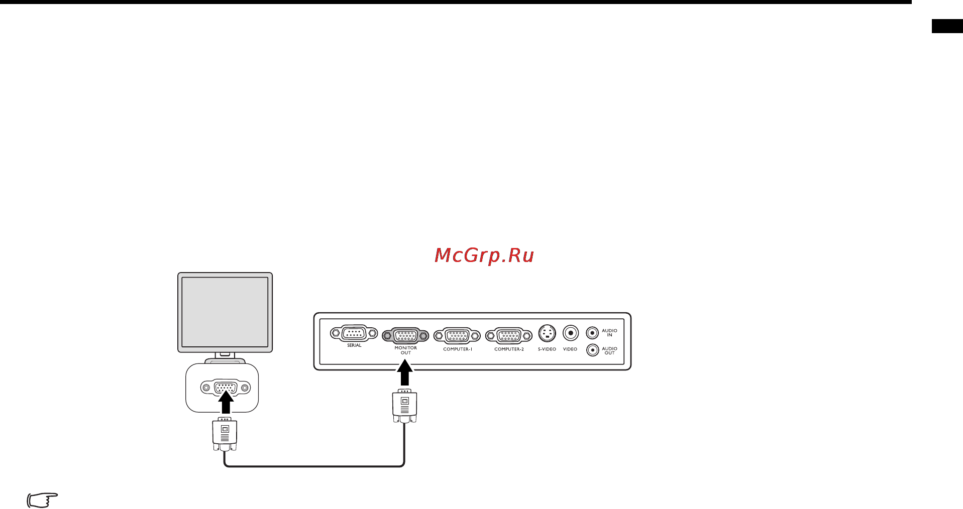 Mitsubishi ES200U [15/49] Подключение источников видеосигнала