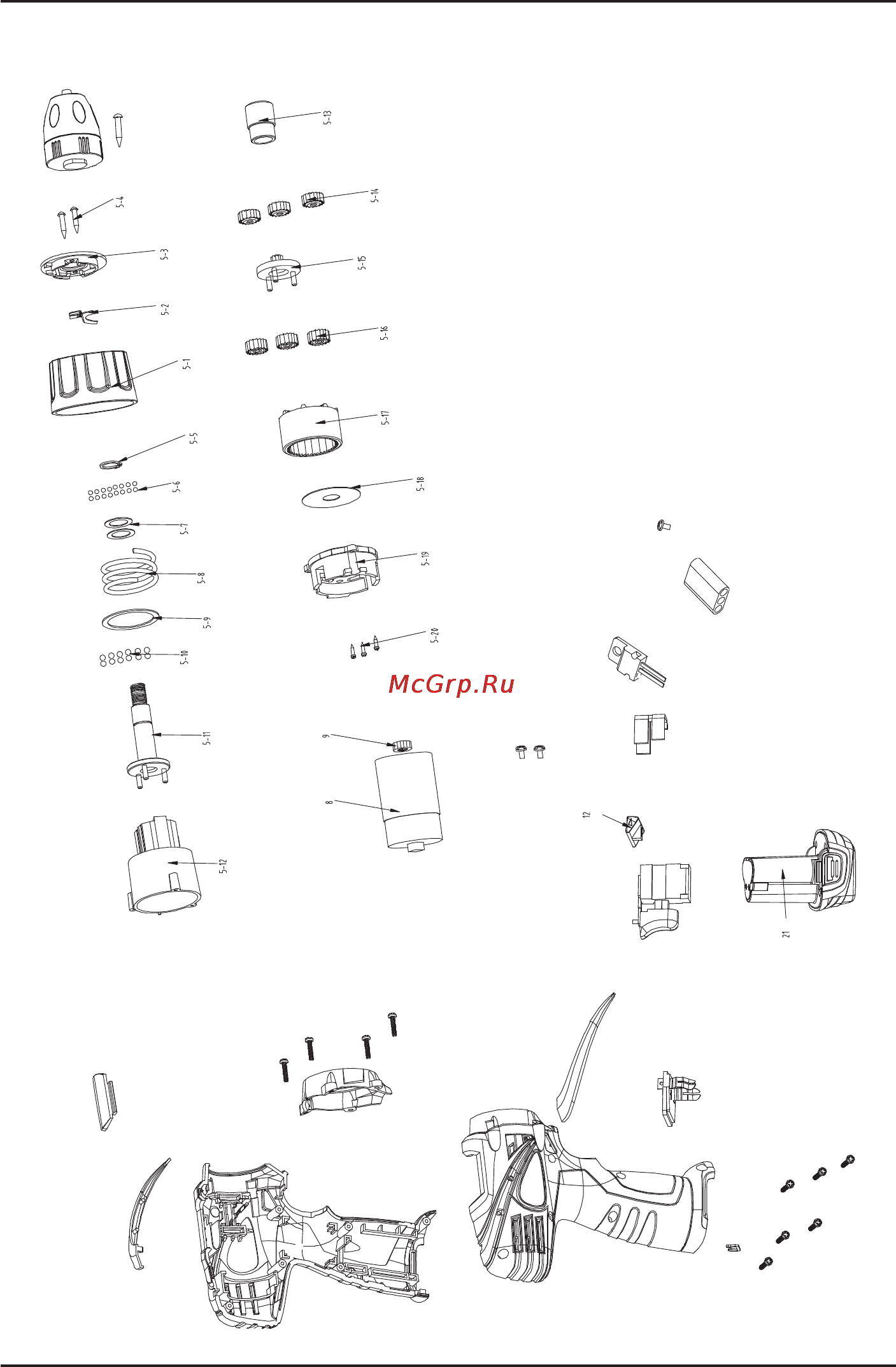 Defort DCD-14,4N-Li [33/43] Exploded view dcd 14 4n li