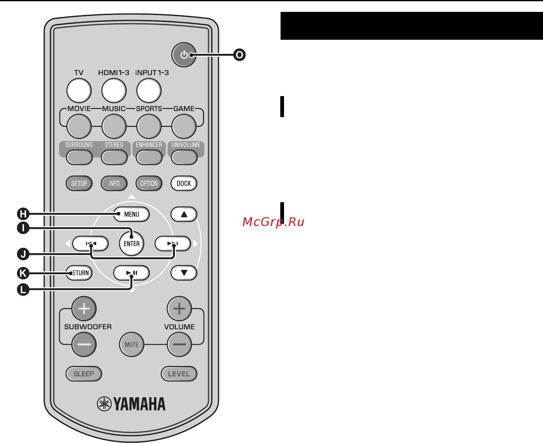 Yamaha YRS-700 BL G [24/38] Яркость передней панели