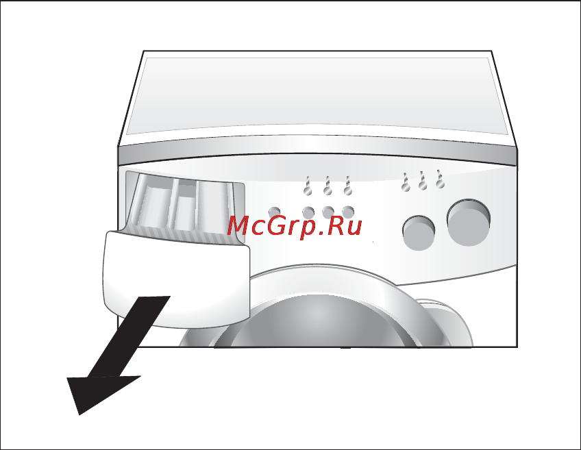 Hansa PA5512B421 [36/48] Изъятие и очистка емкости для детергентов
