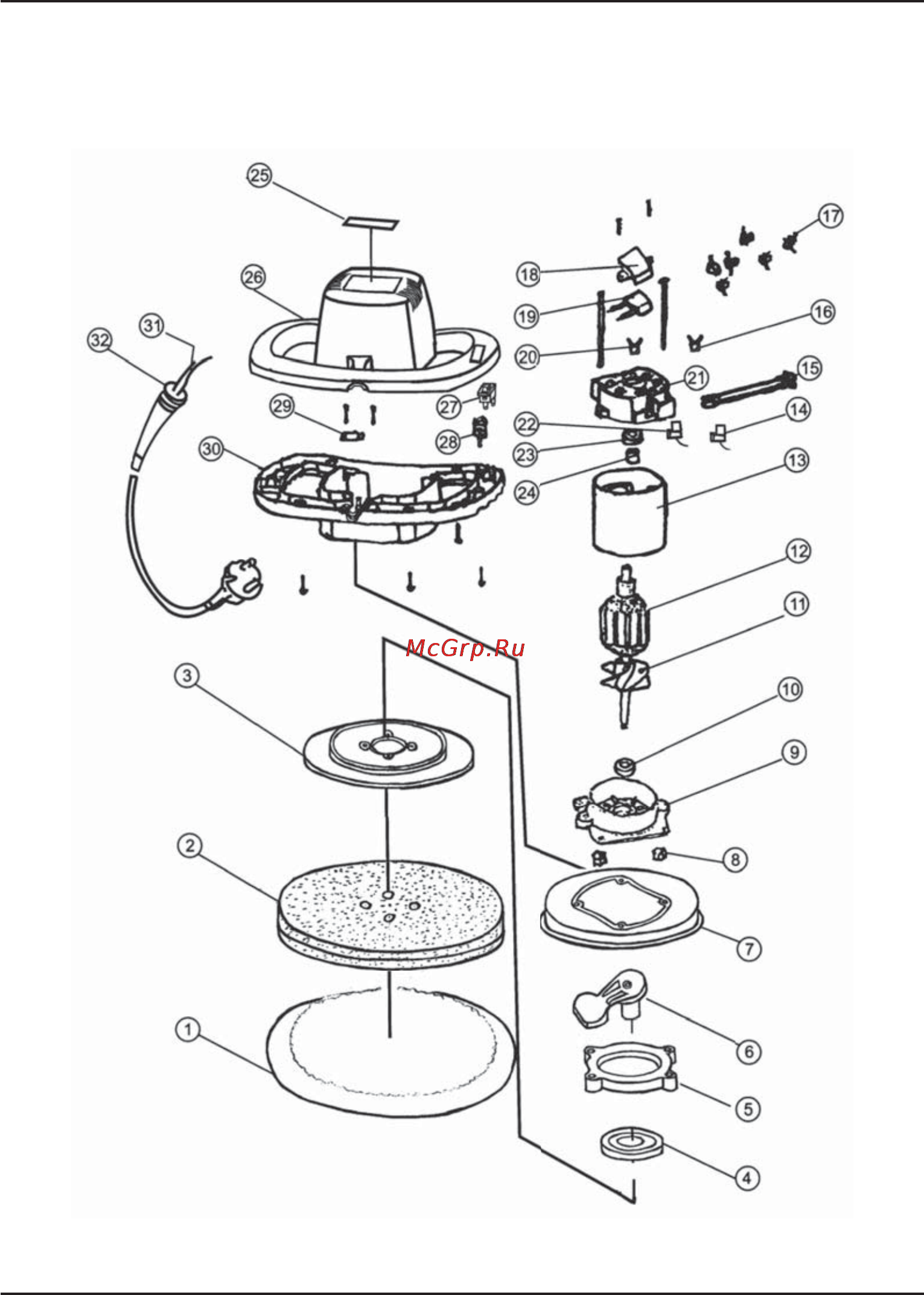 Defort DCP-240 [28/34] Exploded view dcp 240