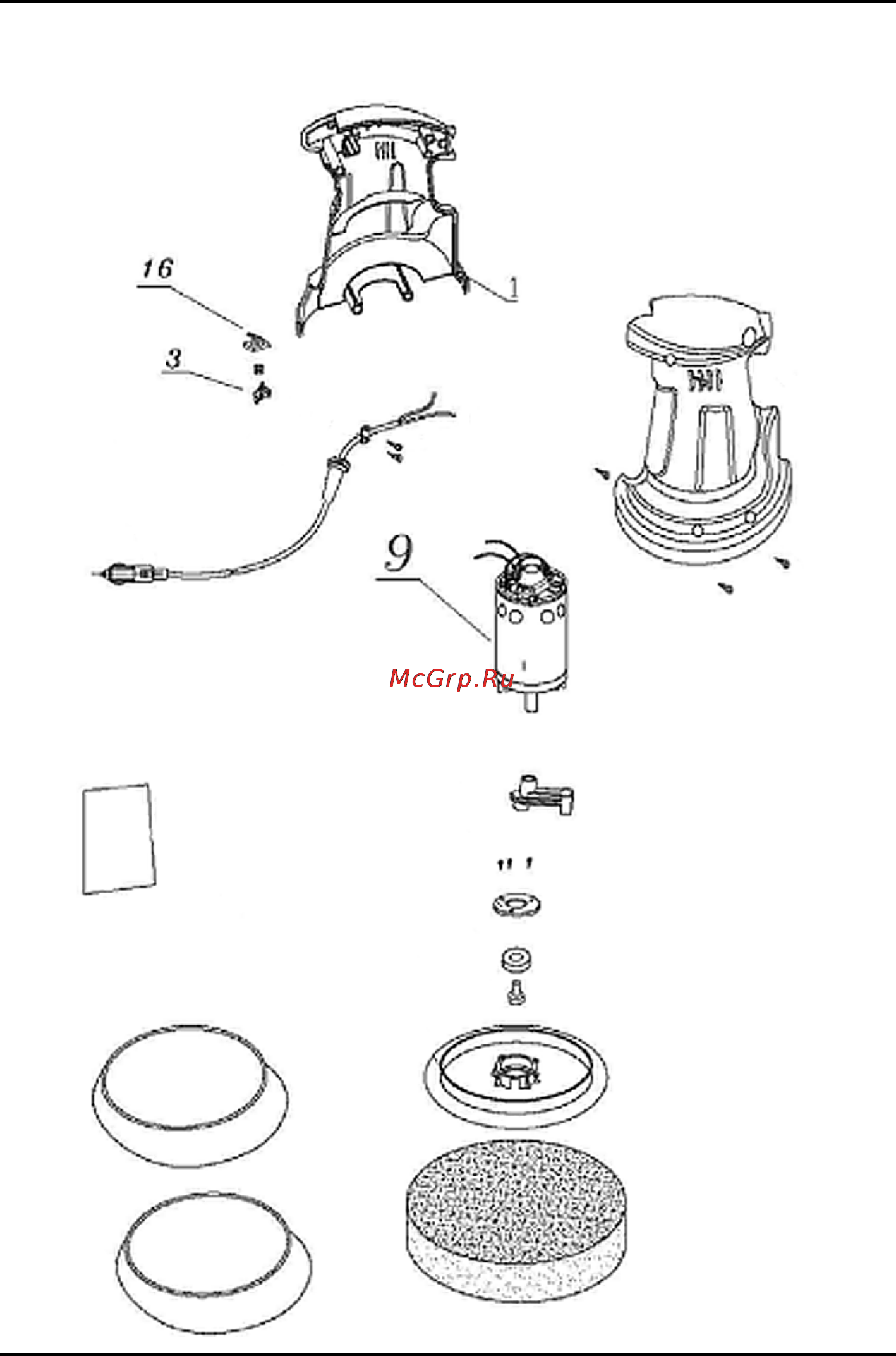 Defort DCP-150A [12/16] Exploded view dcp 240