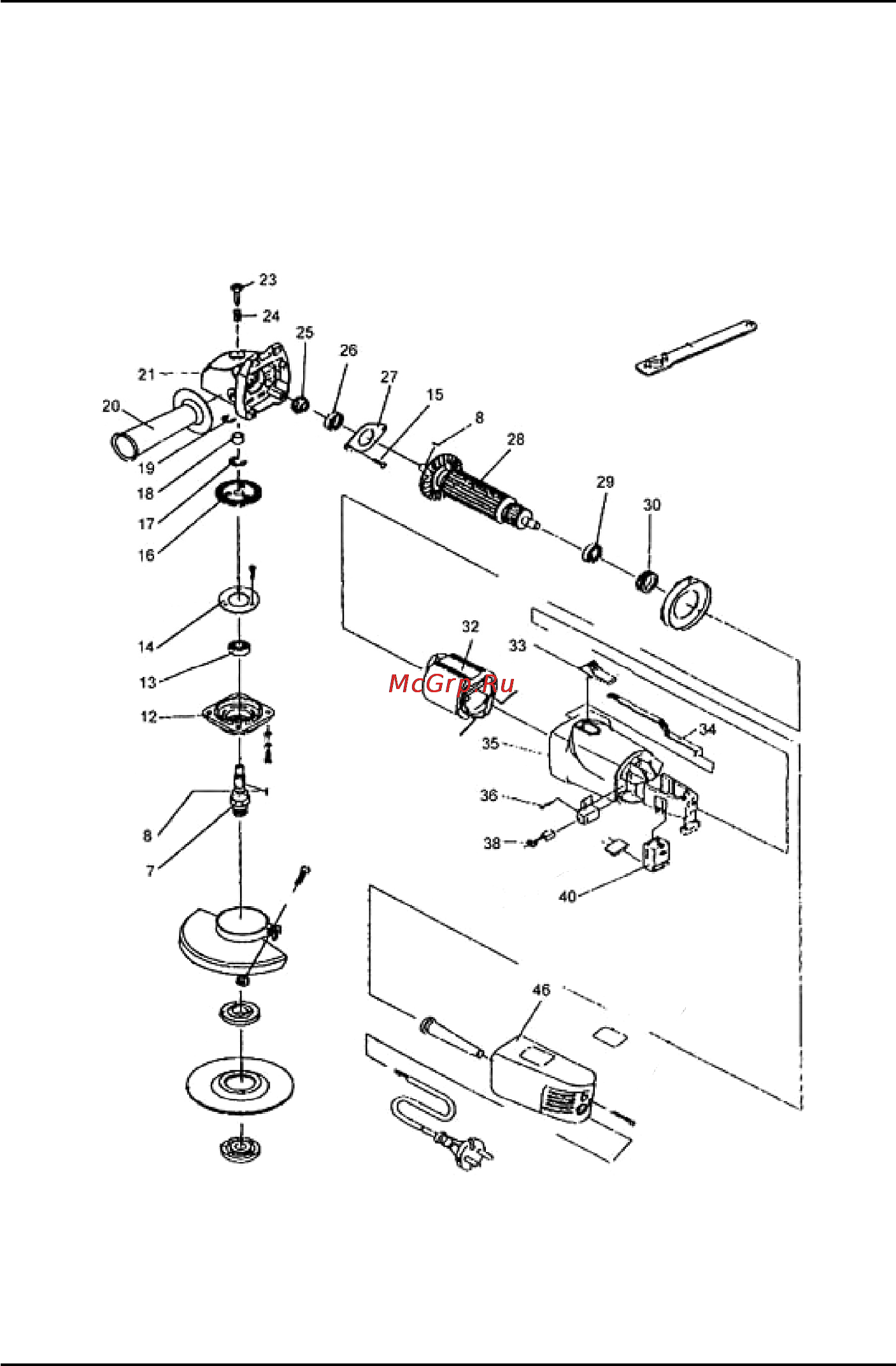 Defort DAG-600-B [48/56] Exploded view dag 600 b