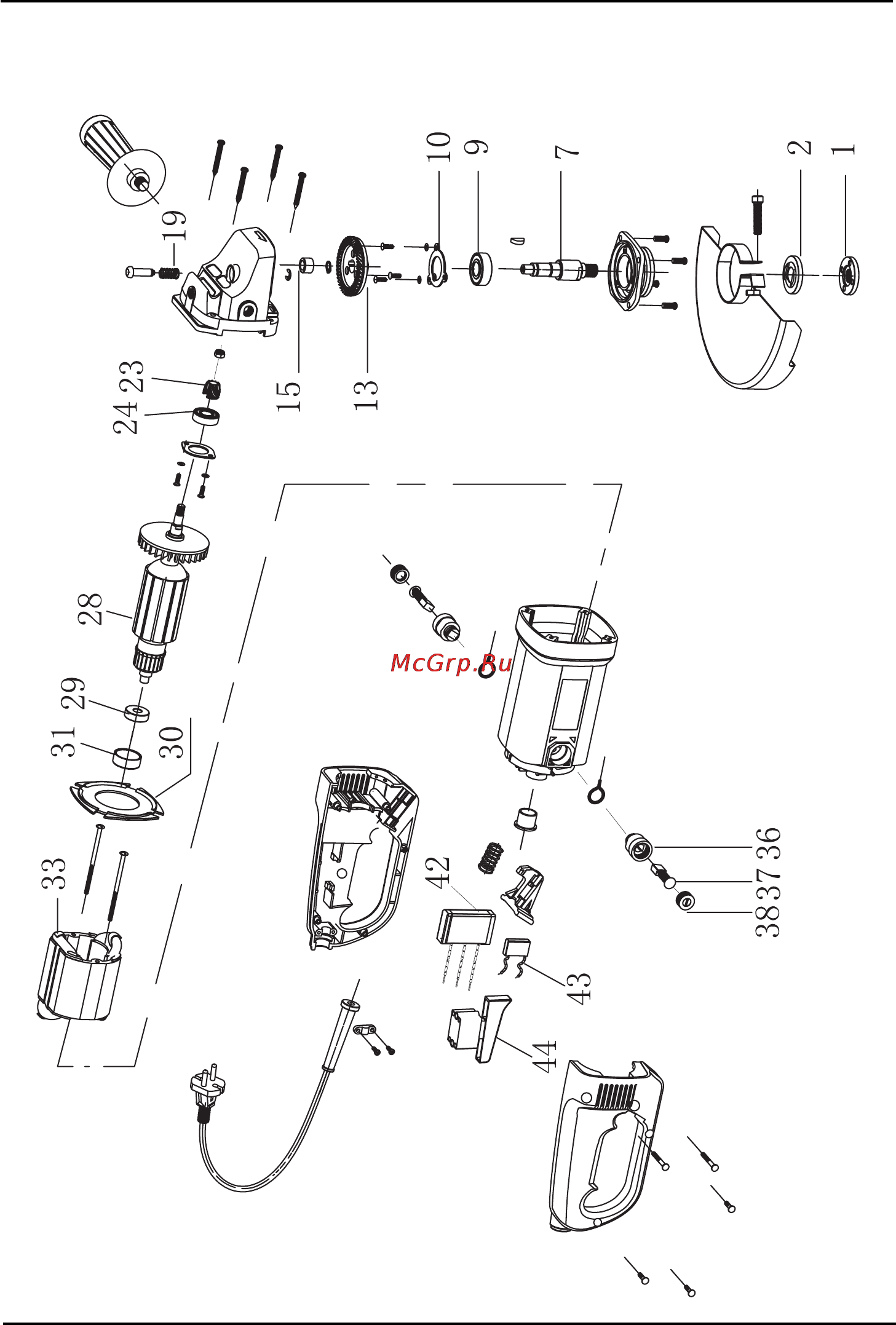 Defort DAG-2005N-S [48/56] Exploded view dag 2005n s