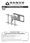 Sanus VLF220-B1 Black Инструкция по эксплуатации