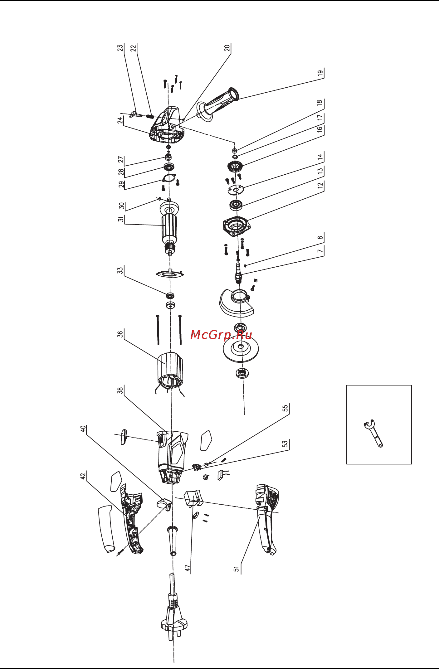 Defort DAG-1200N-R [42/50] Exploded view dag 1200n r