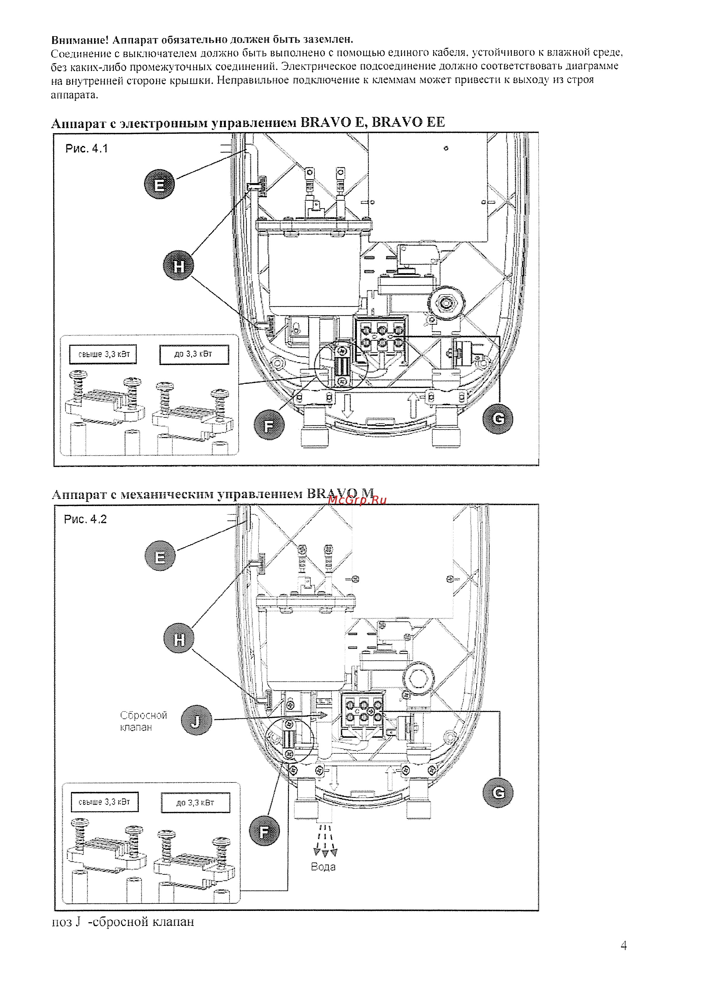Ariston M 4523U-PV1 [4/8] Аппарат е механическим управлением bravo м