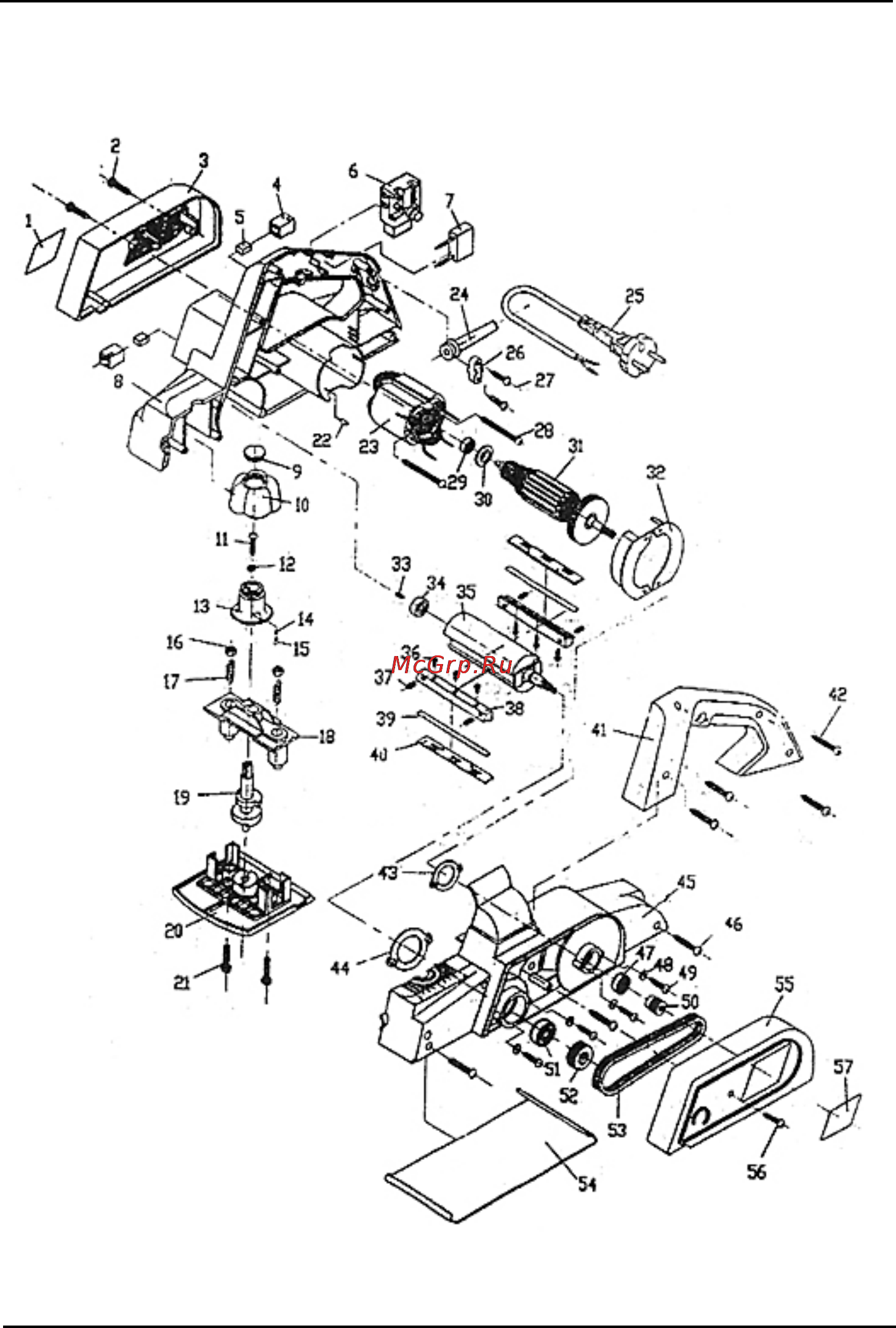Defort DEP-600N [32/40] Exploded view
