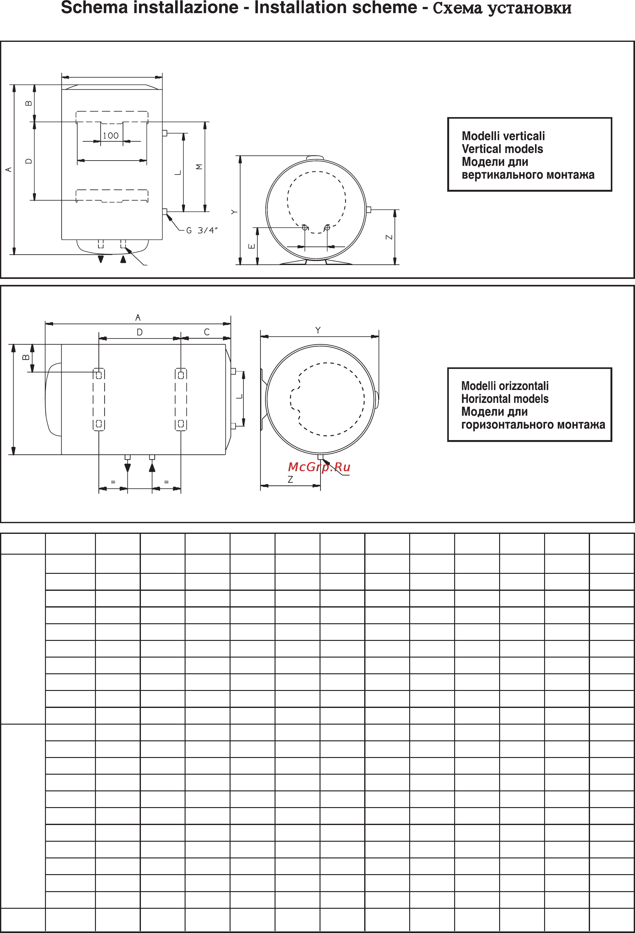 Ariston ABS SLV SLIM65V [9/13] Schema installazione installation scheme схема установки