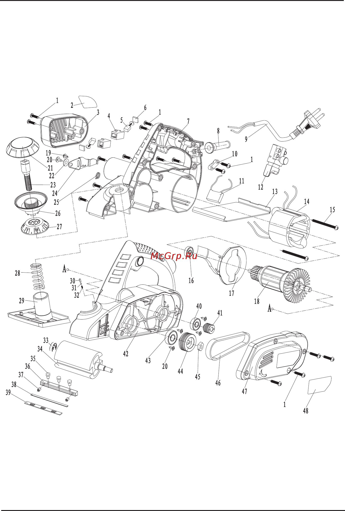 Defort DEP-900-R [32/40] Exploded view dep 900 r