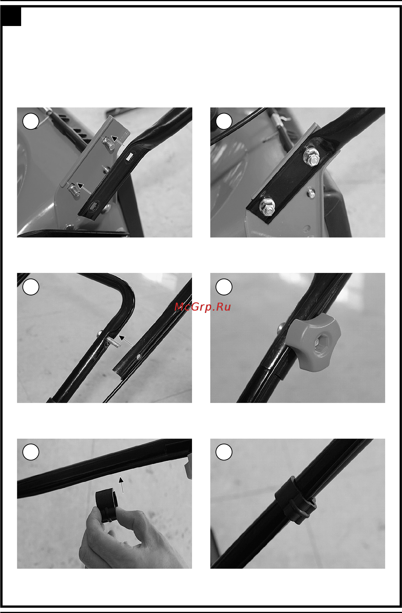Defort DLM-2600-G [4/32] Assembling of the handle montage des griffs l assemblage de la poignée сборка рукоятки