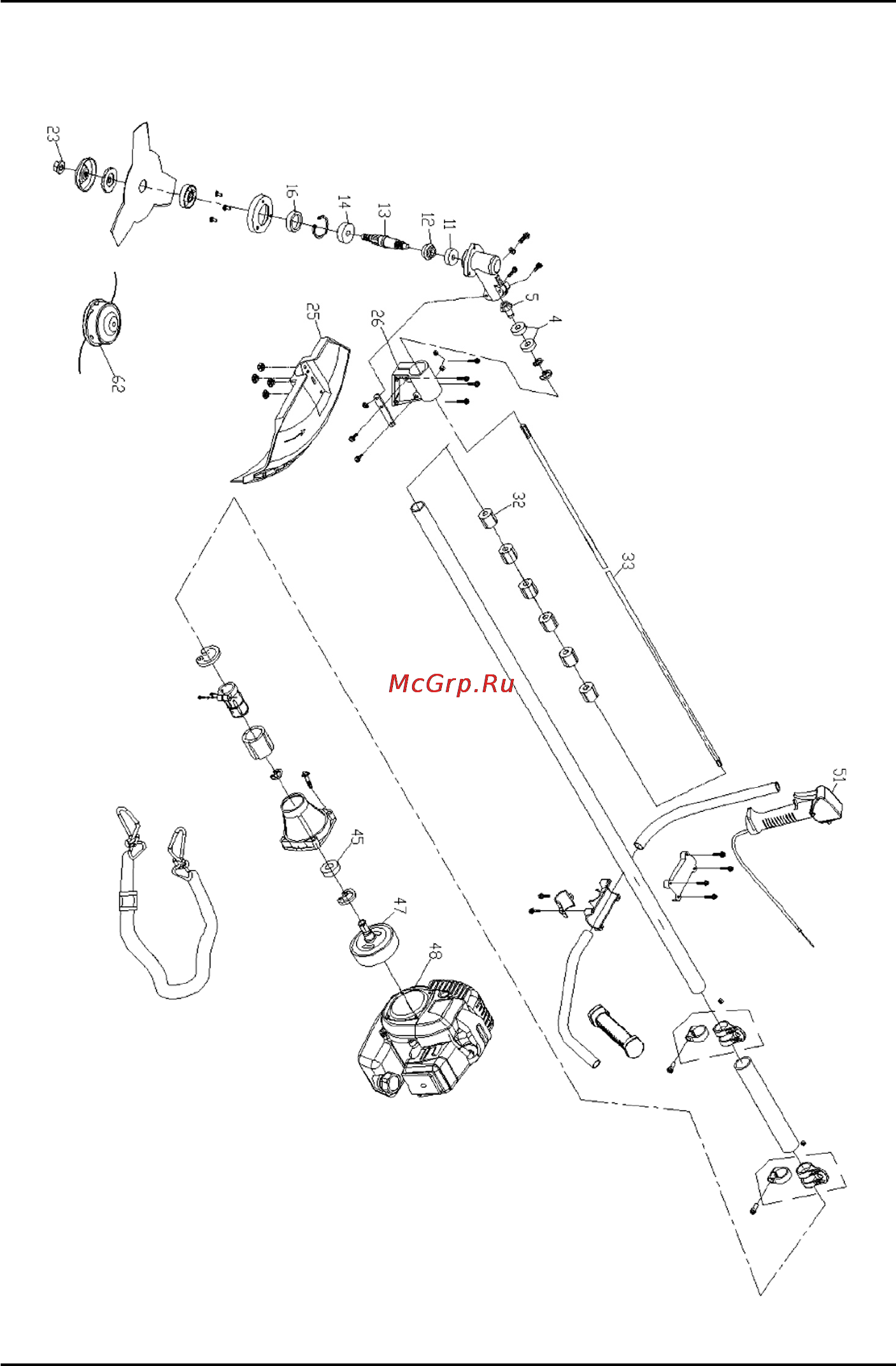 Defort DDT-1400A [40/48] Exploded view ddt 1400a