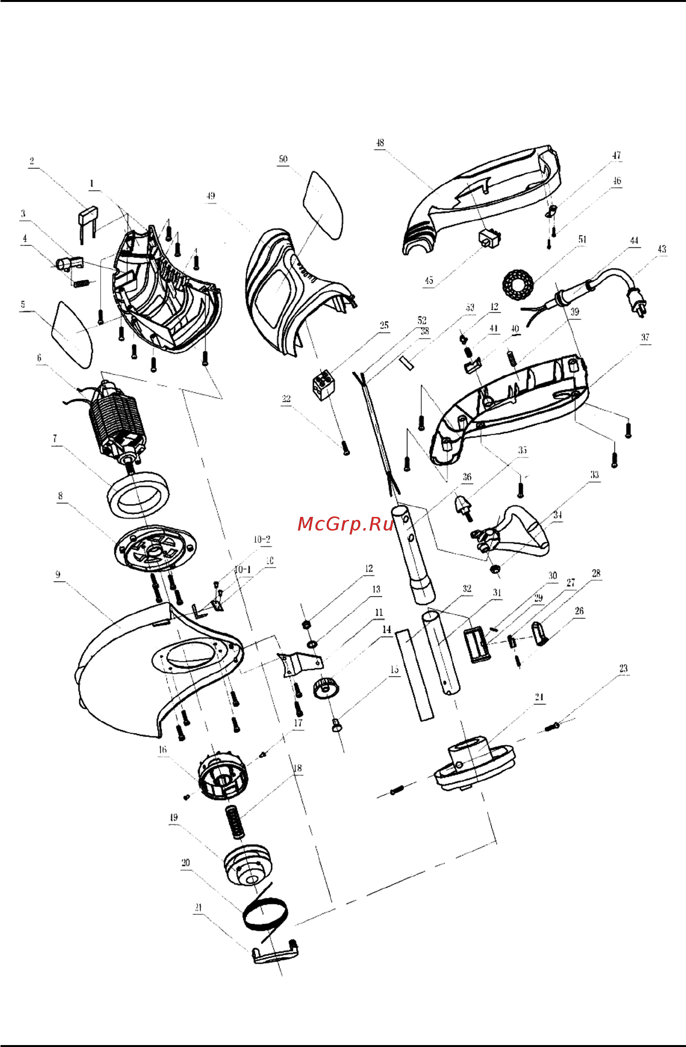 Defort DGT-500N [60/68] Exploded view dgt 500n
