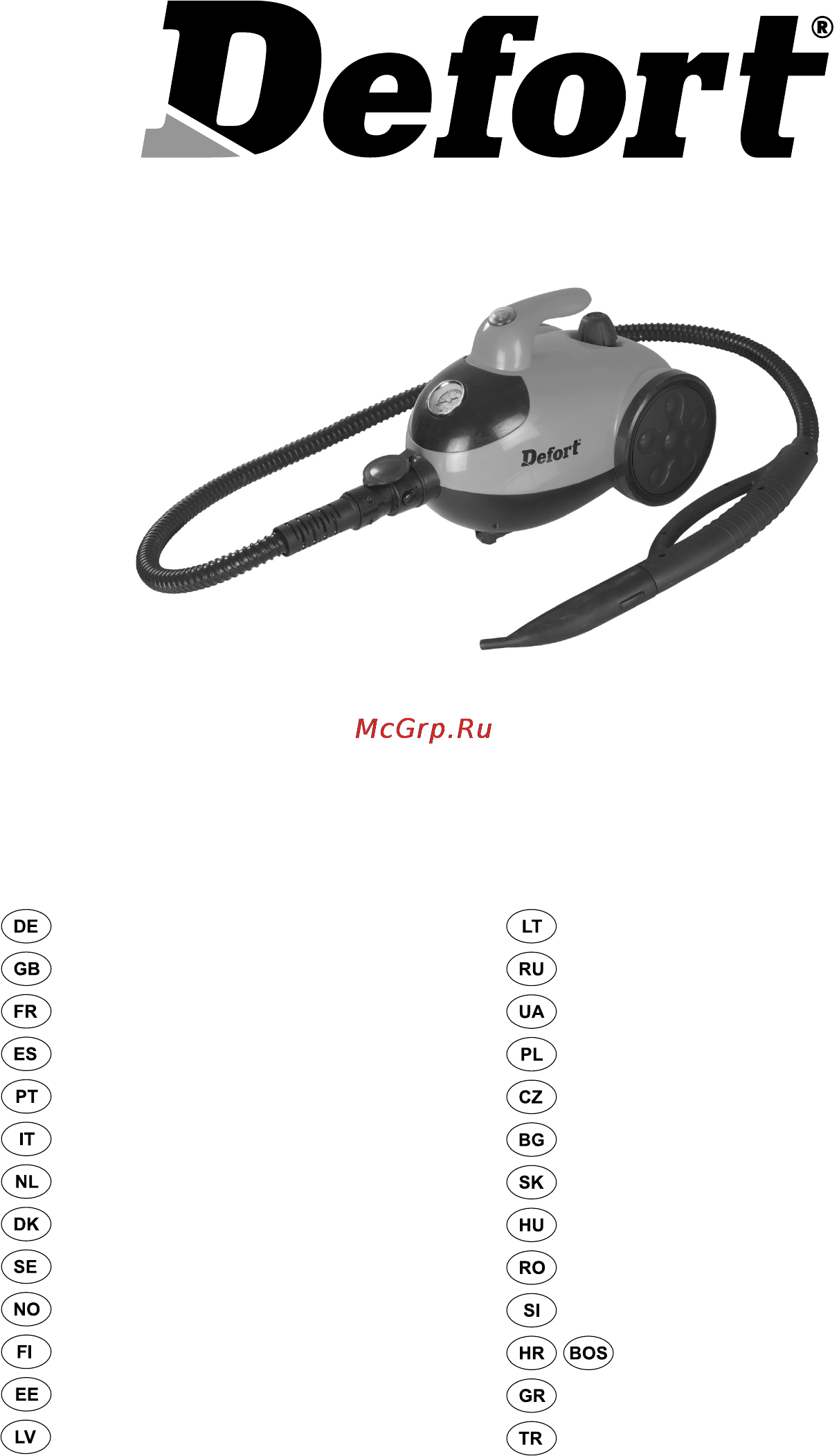 Defort DSC-1400-VC Инструкция по эксплуатации онлайн