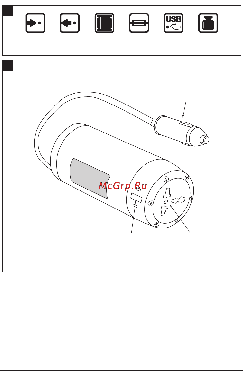 Defort DCI-305C [2/24] V dc power socket