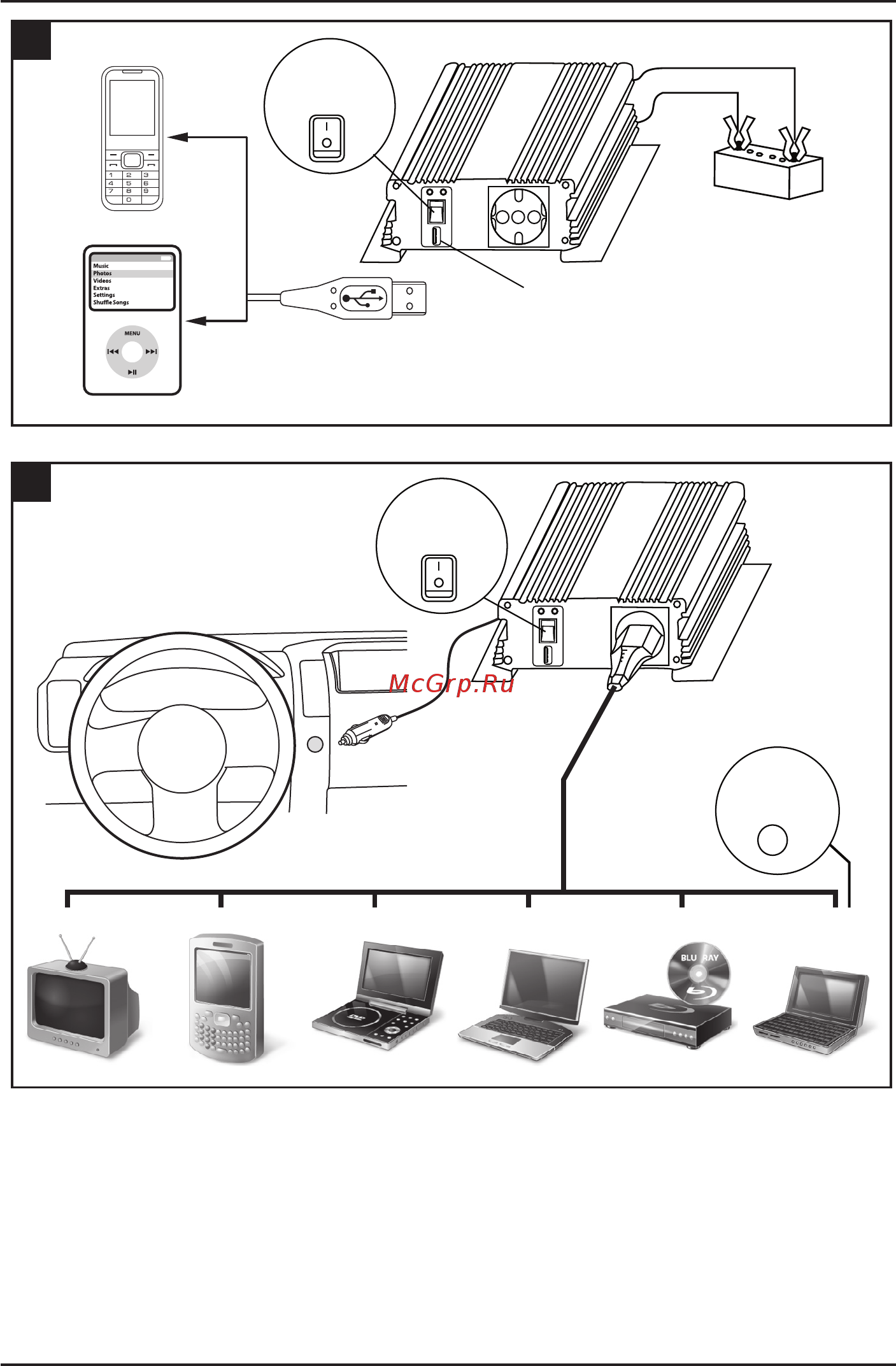 Defort DCI-300 [3/20] Usb socket