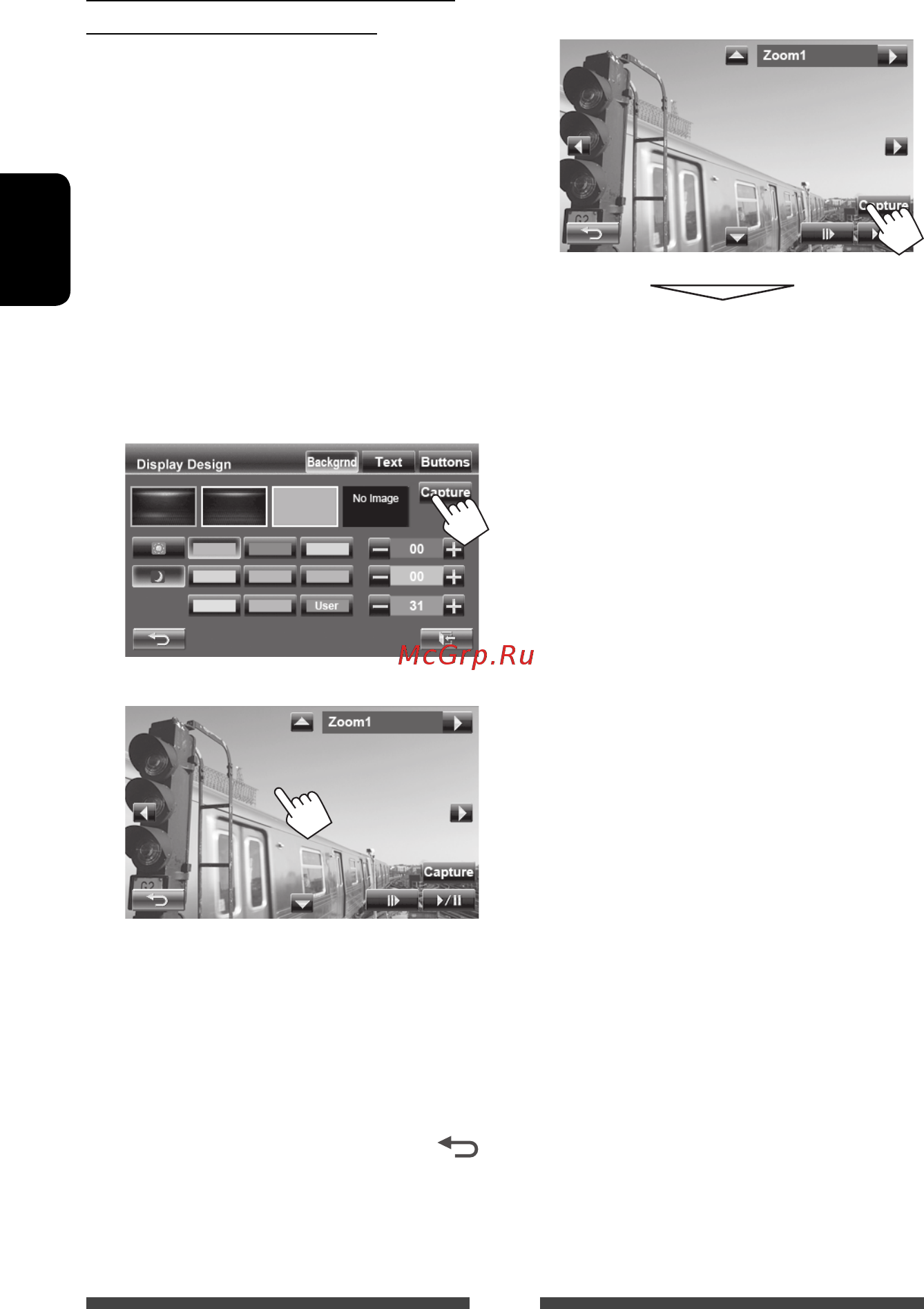 JVC KW-AV50EE [98/123] Використання улюбленого епізоду у якості фонового зображення
