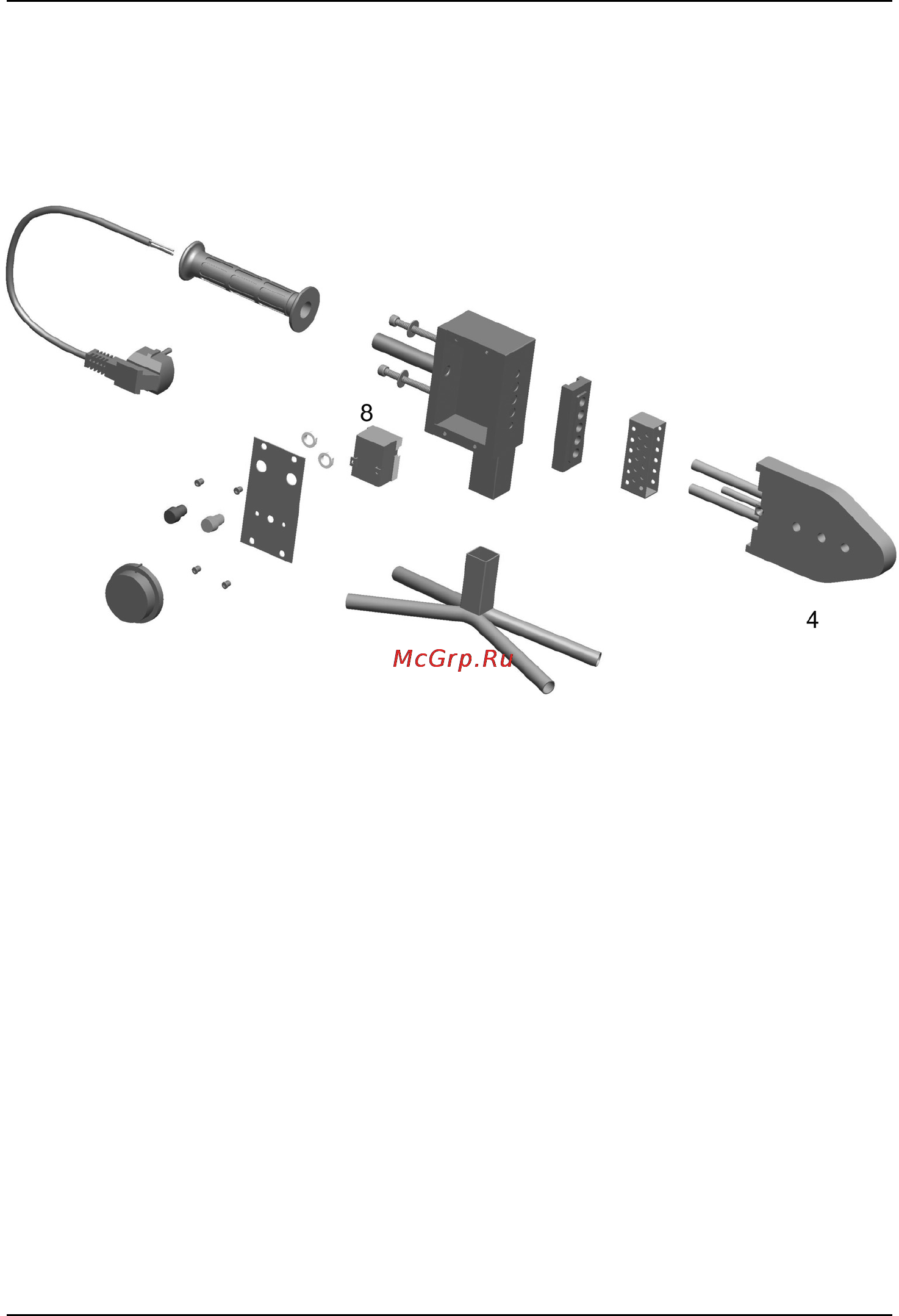 Defort DWP-1000 [18/20] Exploded view dpw 1000