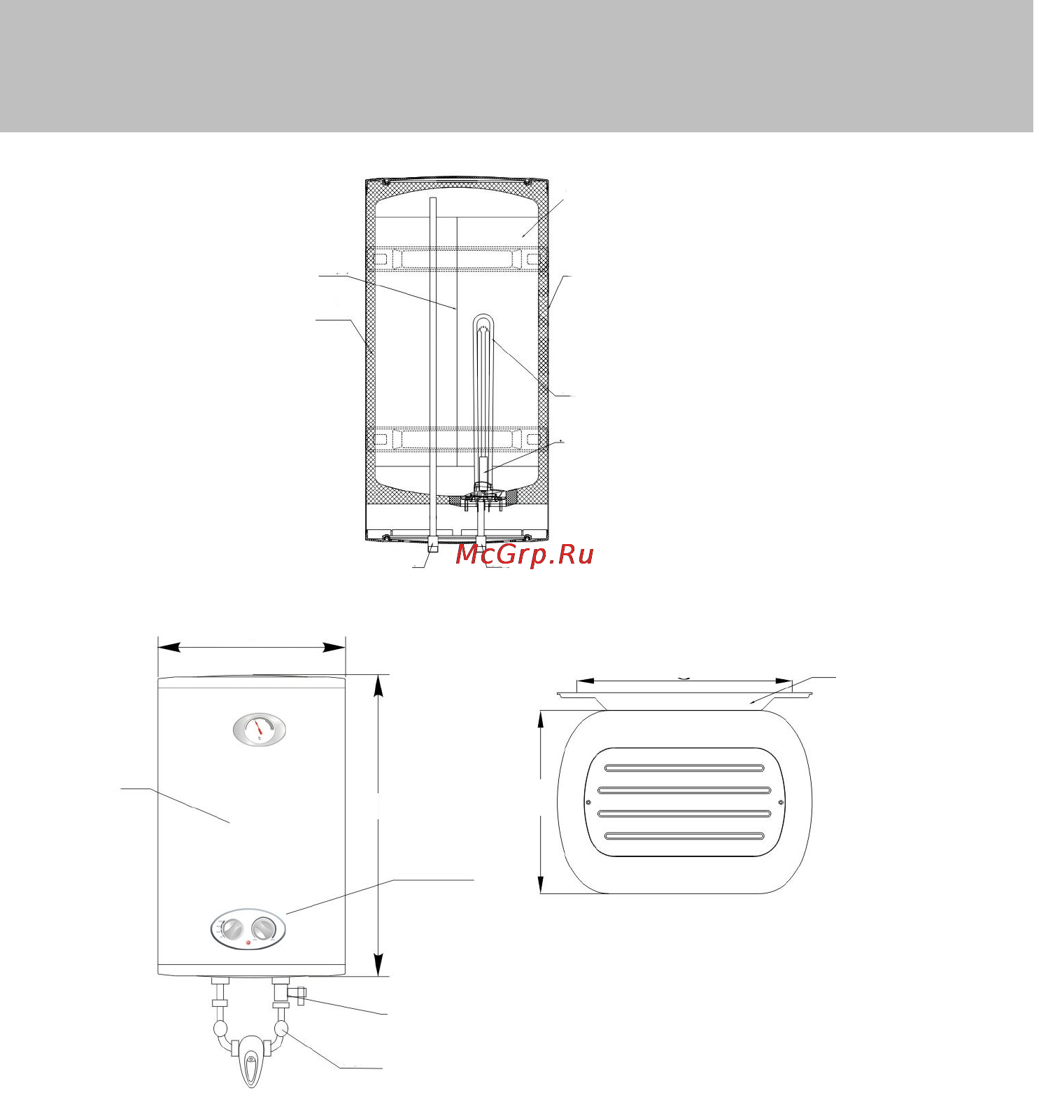 Polaris FDMS-50 V White/Silver [9/24] Устройство и названия основных деталей комплектация