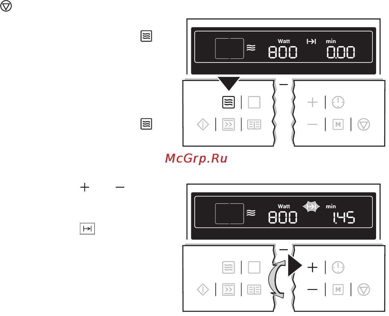 Electrolux EOK86030 X [22/85] Режим микроволновой печи 1