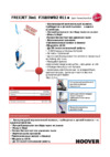 Hoover FREEJET FJ180WB2 011 Инструкция по эксплуатации