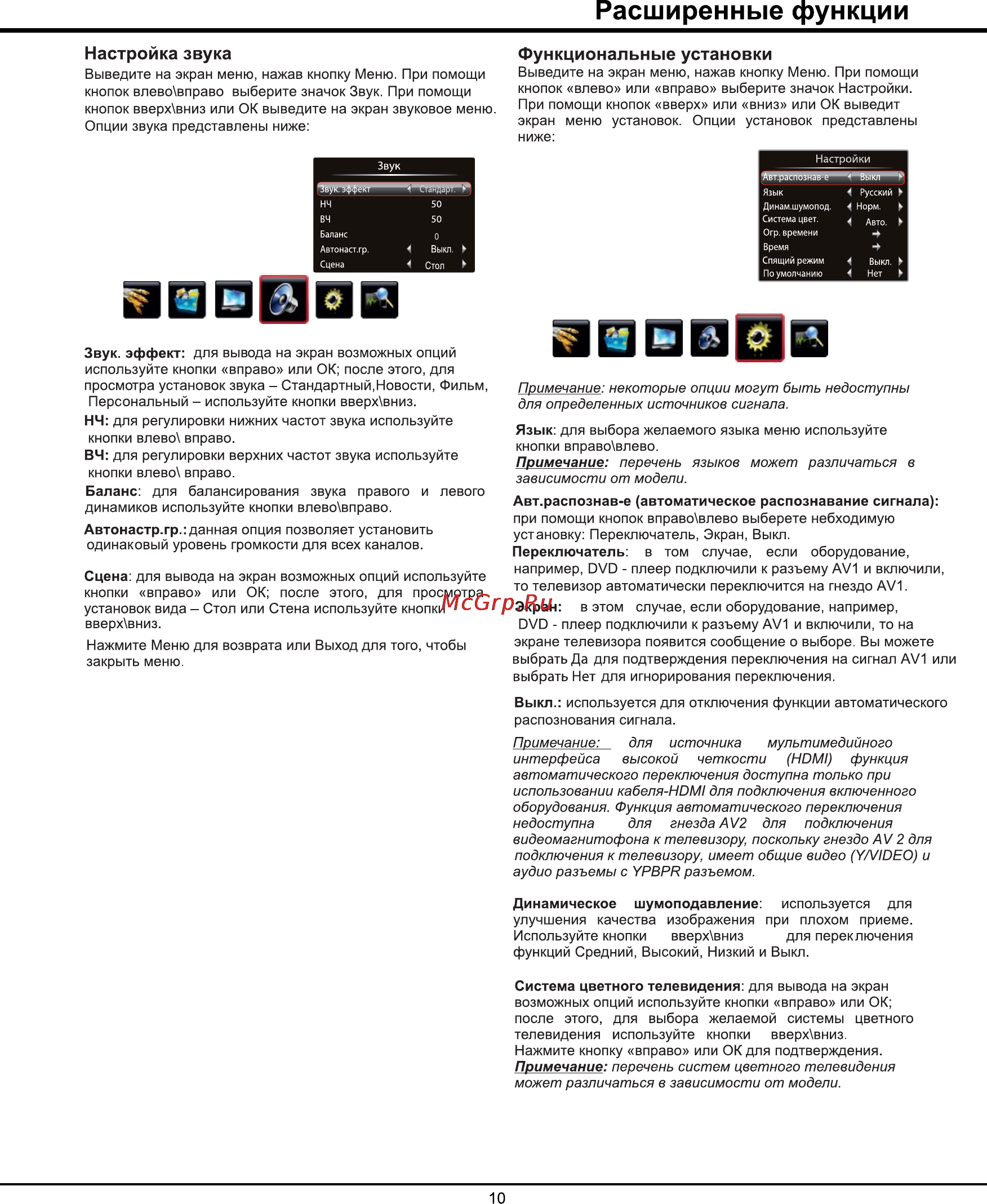 Liberton LED 3253 ABUV Инструкция по эксплуатации онлайн [10/14] 61554