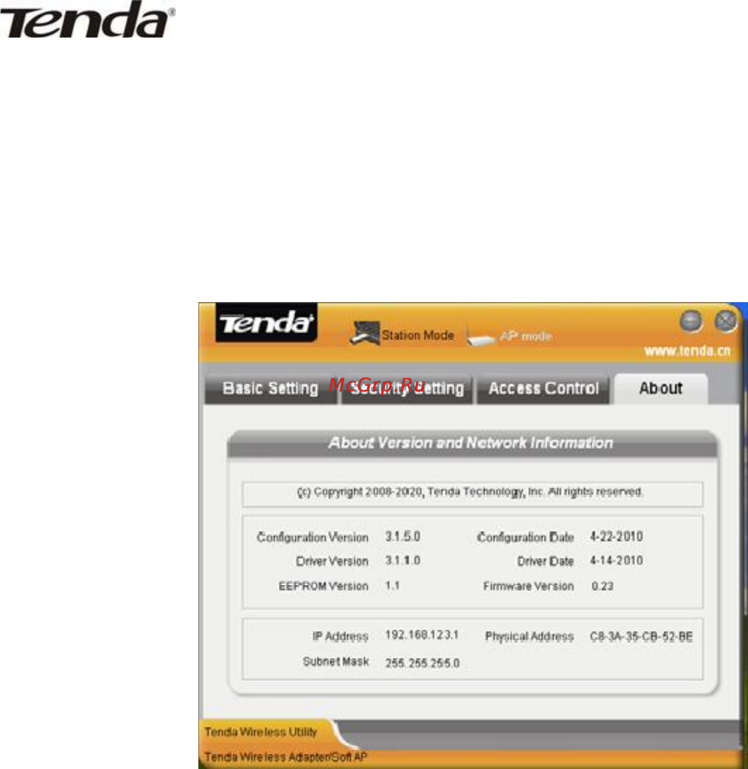 Tenda W311M [27/40] About об устройстве