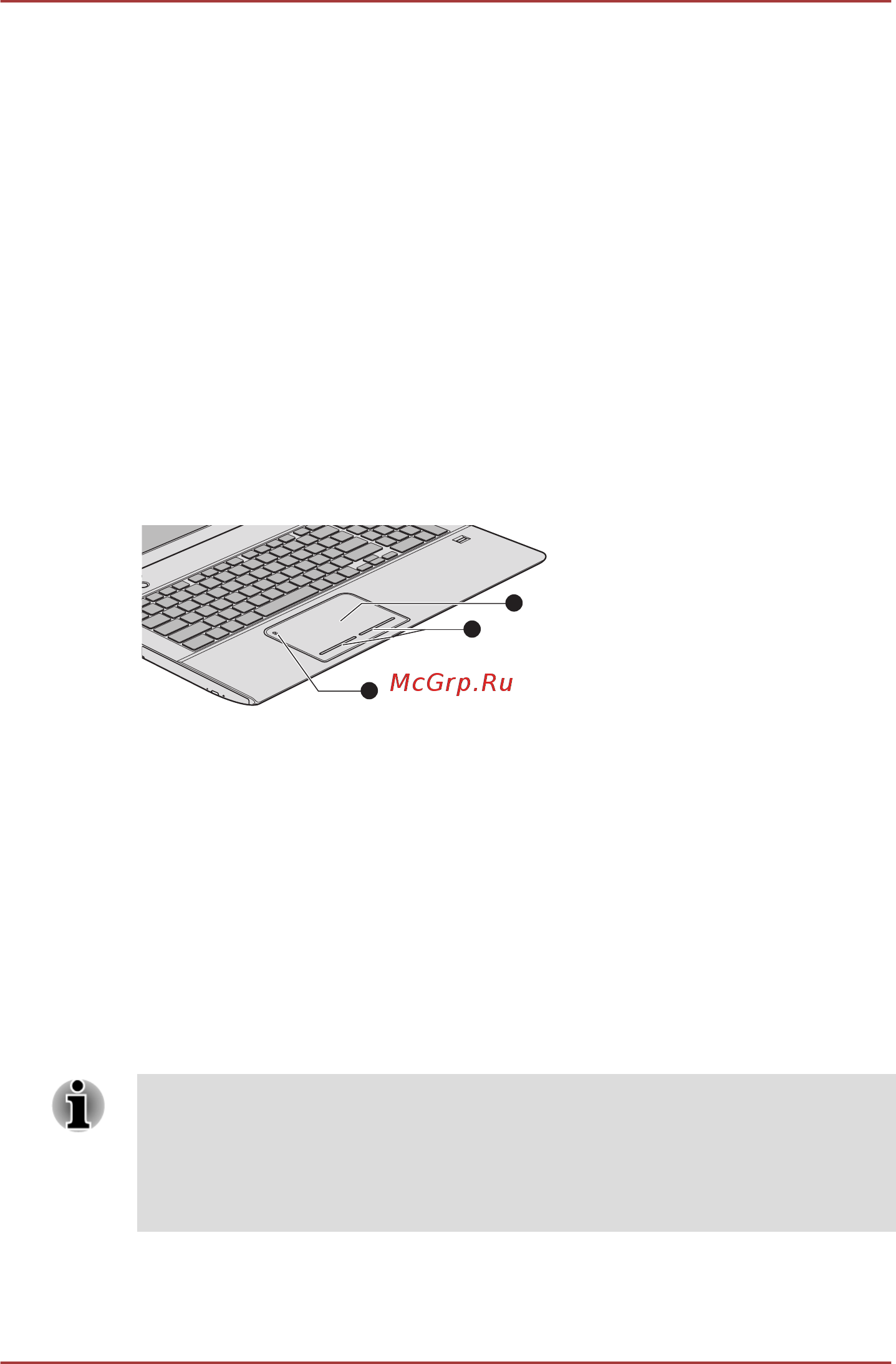 Toshiba P855-B2S [55/220] Использование устройства touch pad